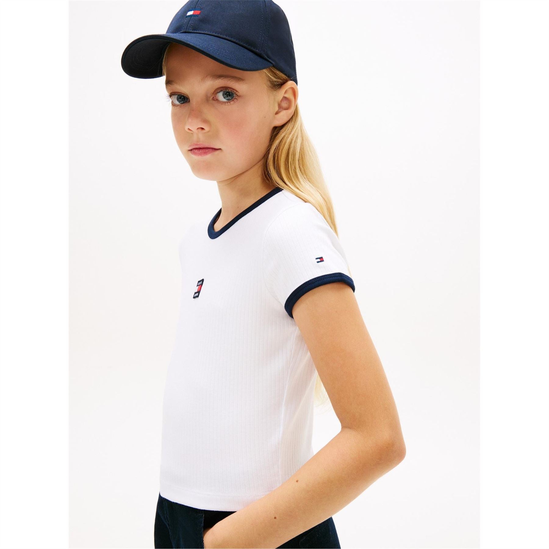 Tommy Hilfiger Heritage Crew Neck Ribbed Collar Short Sleeve T-Shirt