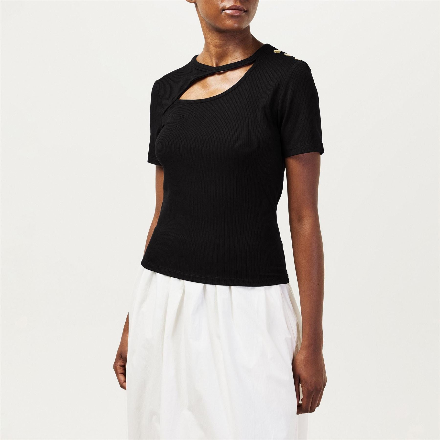 Barbour International Jenny Cut Out Top