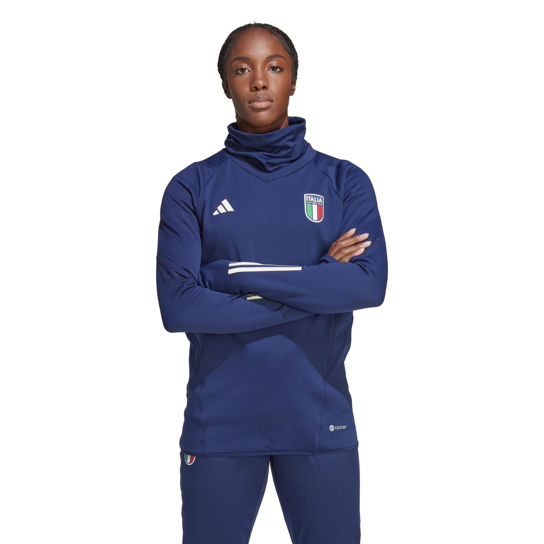 adidas Womens Italy Tiro 23 Pro Warm Top