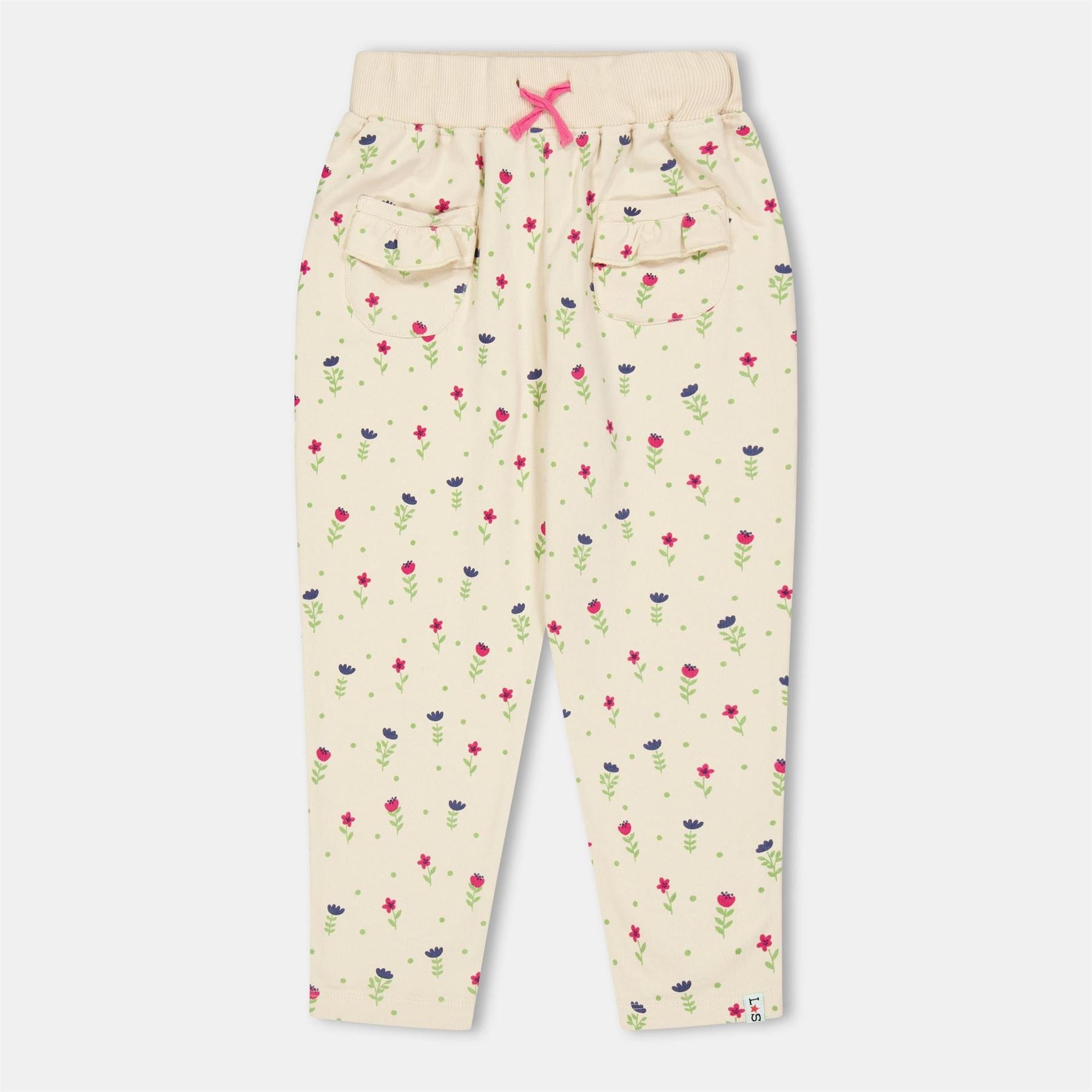 Lilly and Sid Floral Patterned Straight Joggers