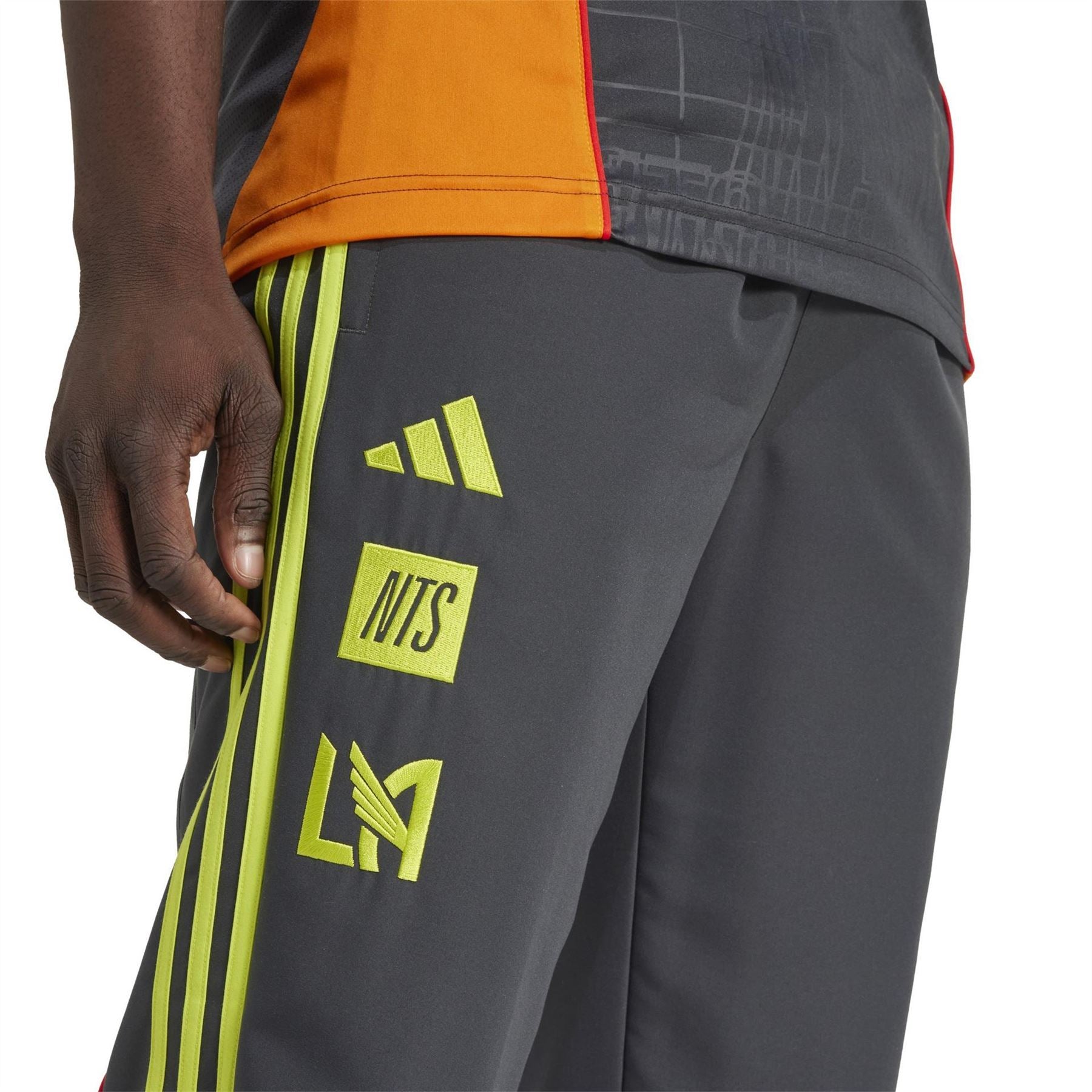 adidas Lafc Logo Print Slim Track Pants