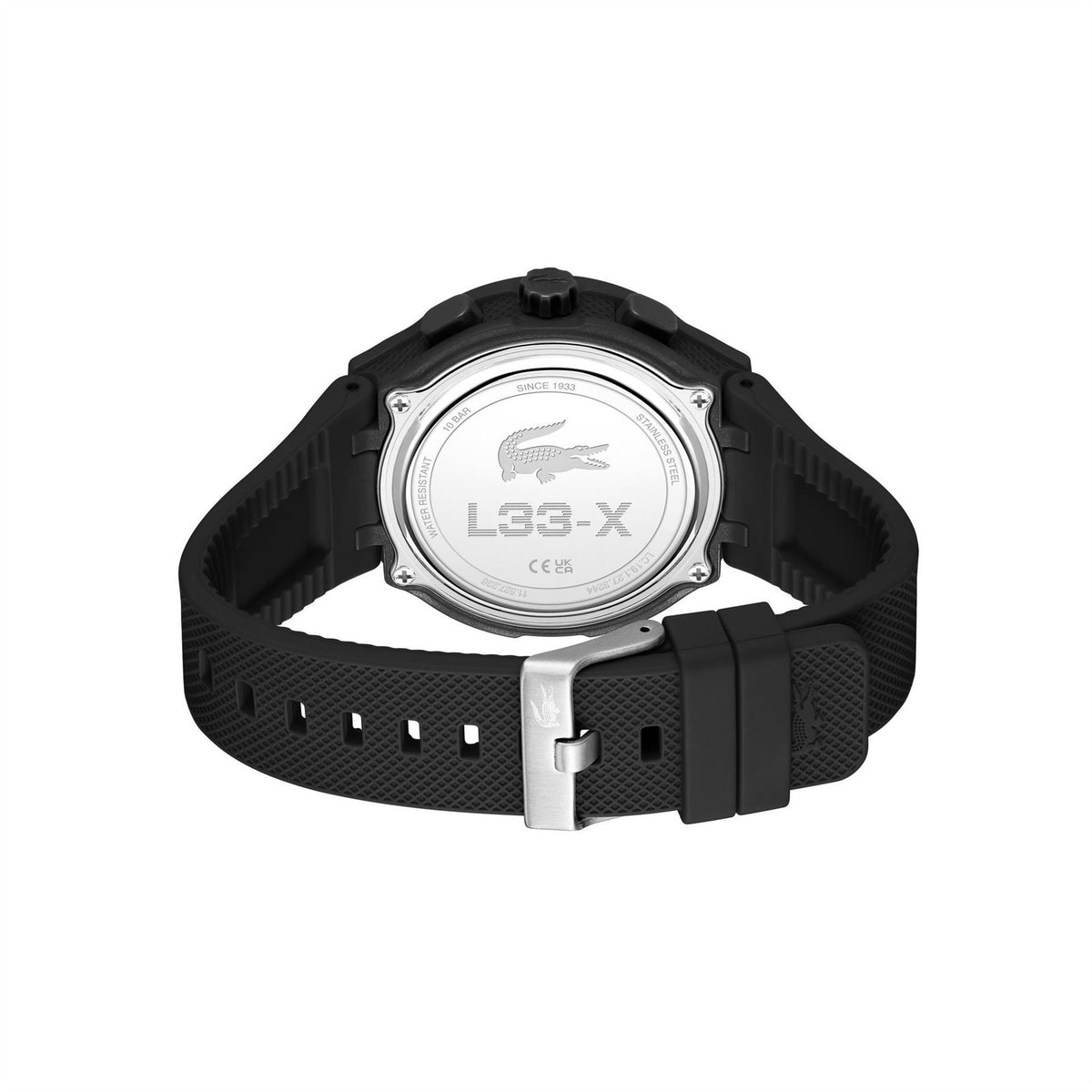 Lacoste Watches Mens Lc33 Silicone Strap Watch