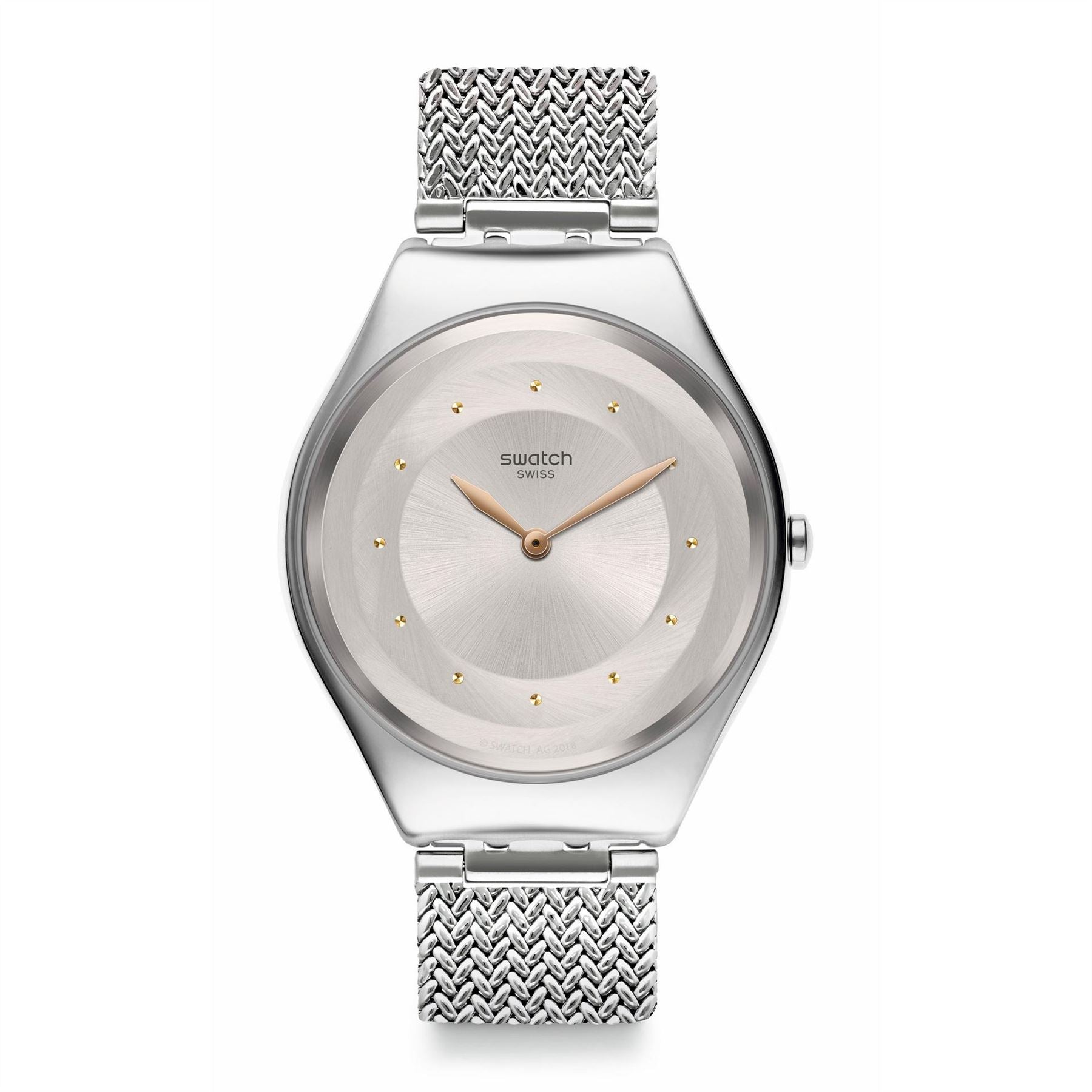 Swatch Adults Skinsand Analogue Quartz Watch