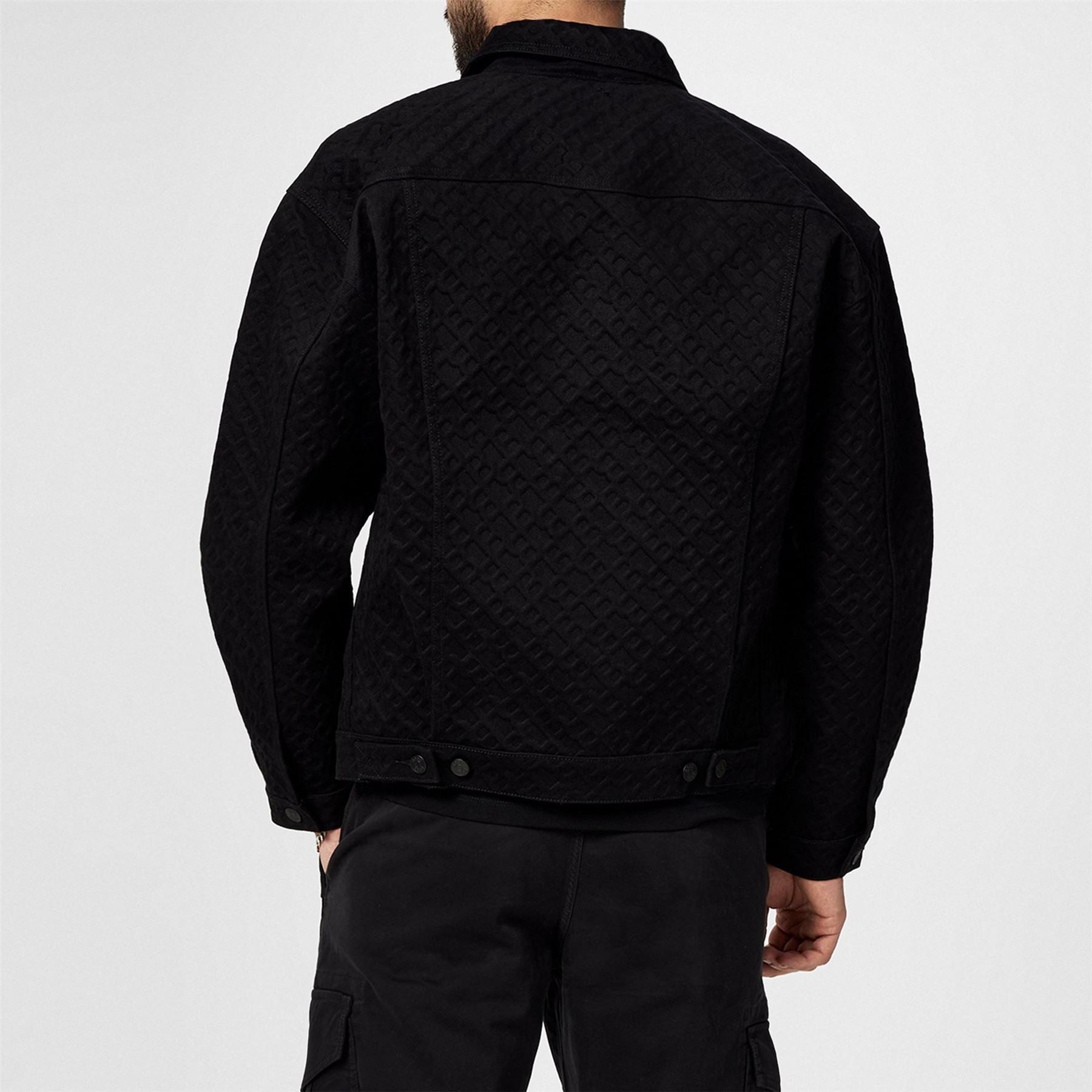 Boss Collared Neck Trucker Regular Fit Jacket
