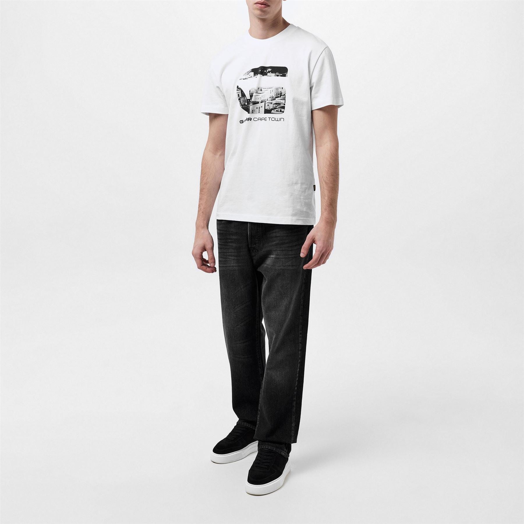 G Star Cape Town Regular Fit Crew Neck T-Shirt