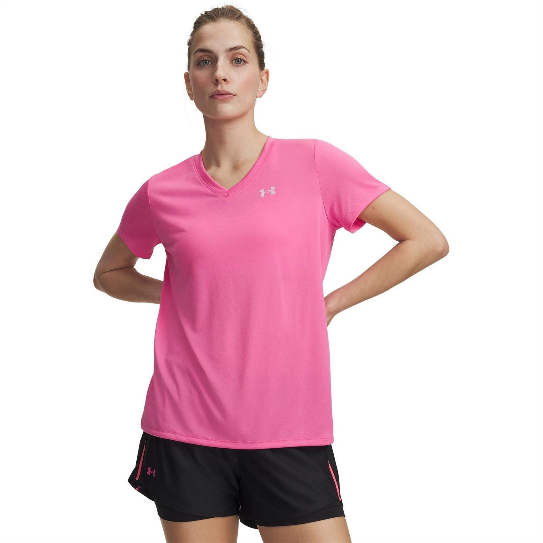 Under Armour Womens Armour Tech™ V Neck Short Sleeve