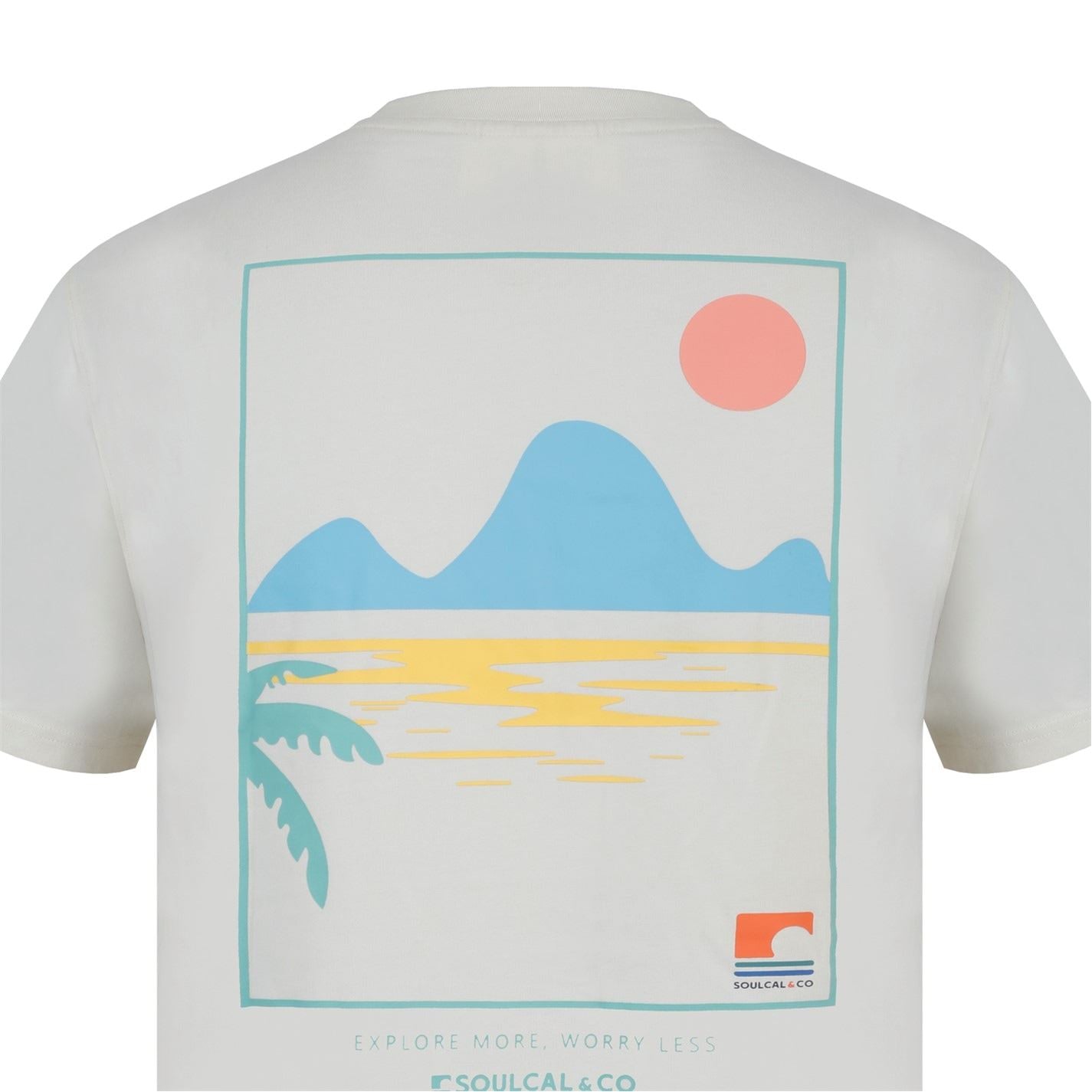 SoulCal Regular Fit Geographic Print Crew Neck T-Shirt