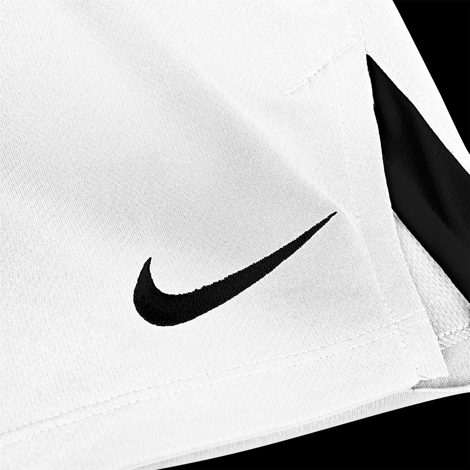 Nike Solid Patterned Soccer Shorts with Elasticated Waistband