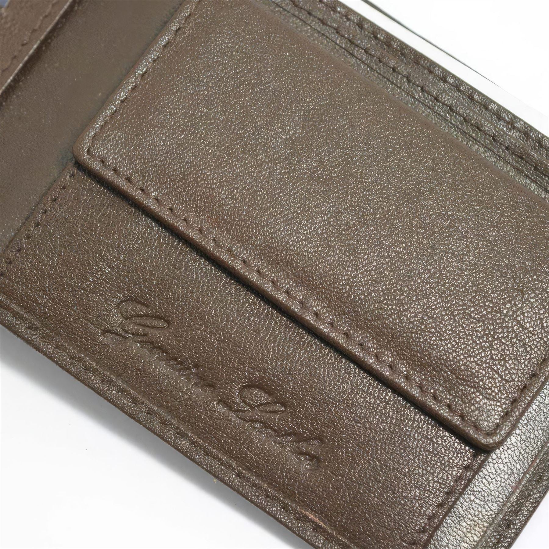 Lambretta Punched Leather Billfold Wallet