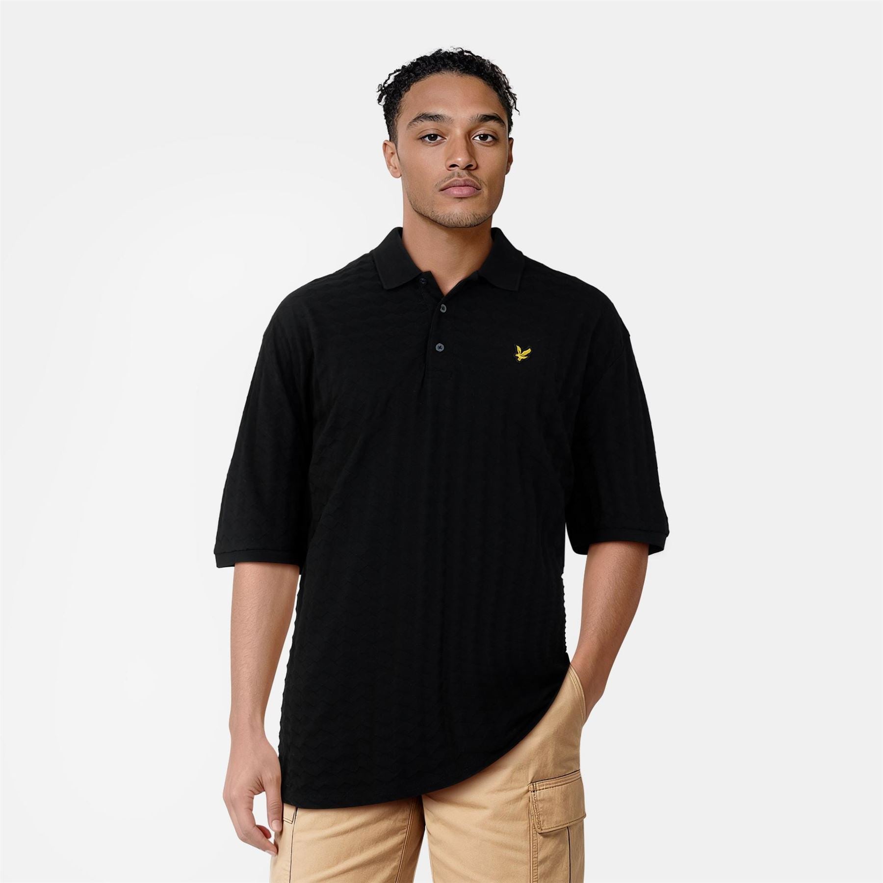 Lyle and Scott Argyle Regular Fit Short Sleeve Top
