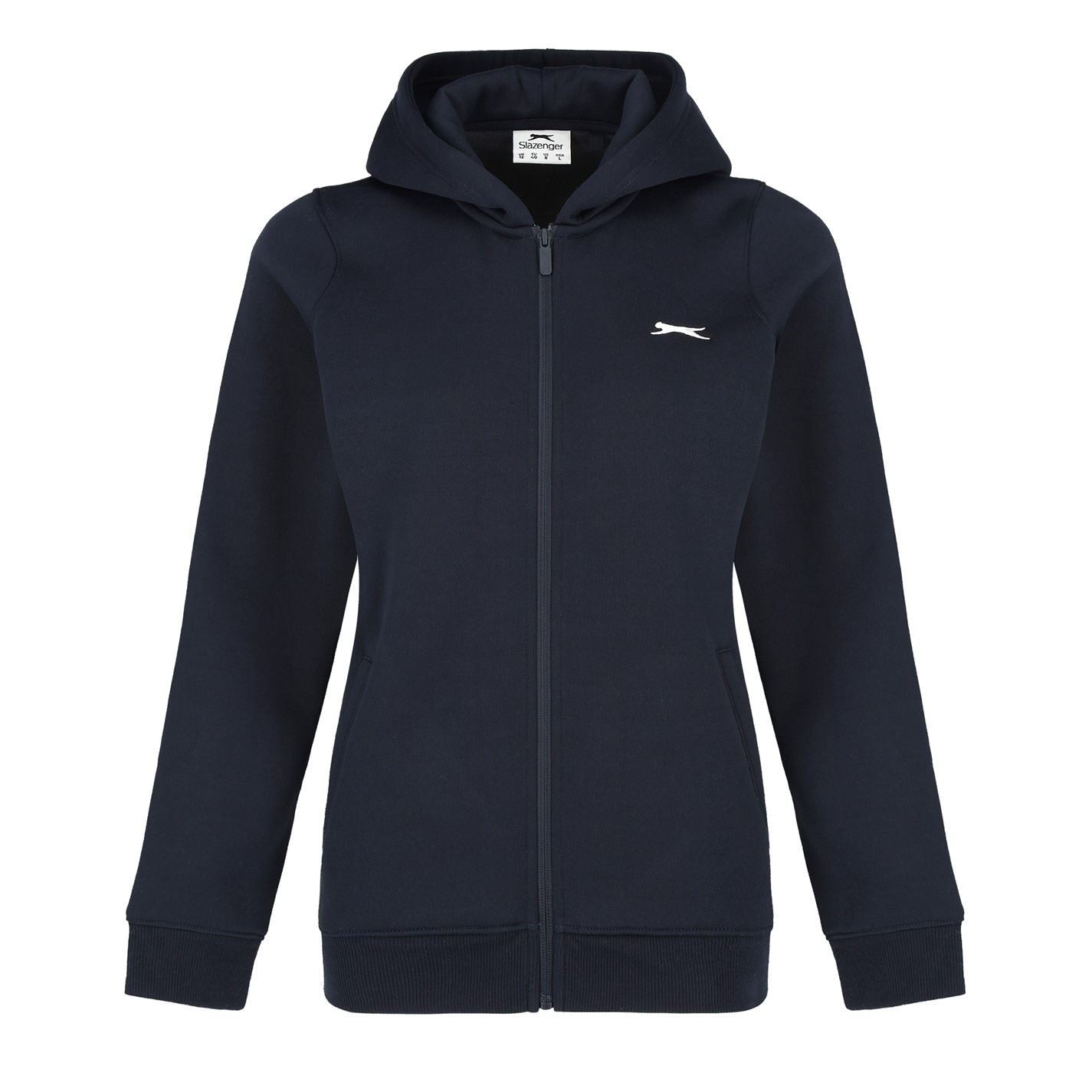 Slazenger Womens Fitted Full Zip Hoodie