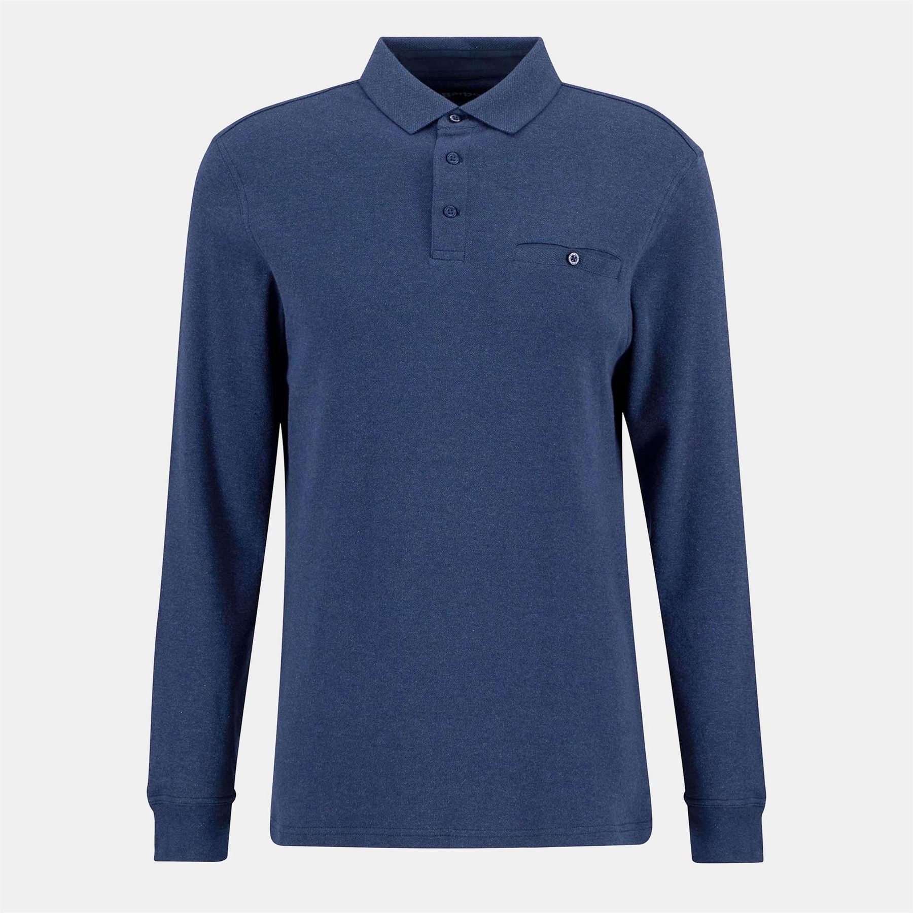 Barbour Tailored Long Sleeved Polo Shirt