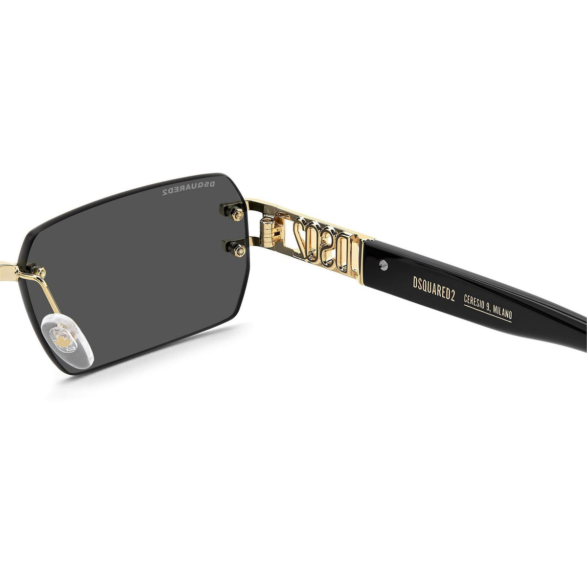 DSquared2 Rimless Sun Rectangle Sunglasses
