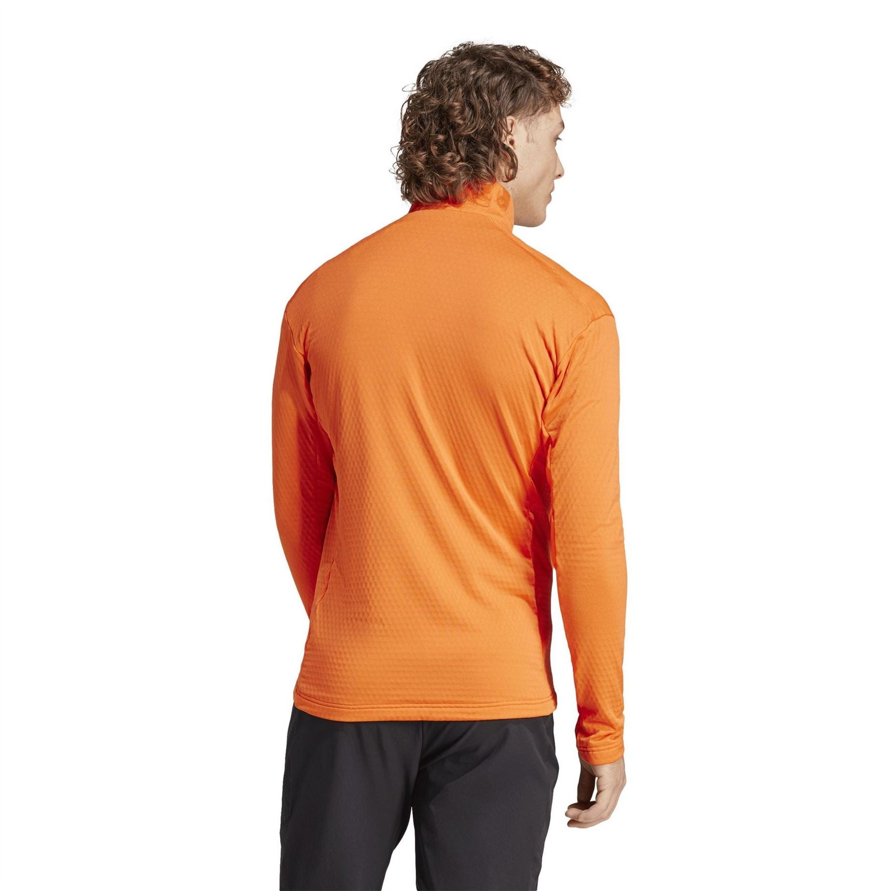 adidas Funnel Neck Long Sleeve Midlayer Athletic Top