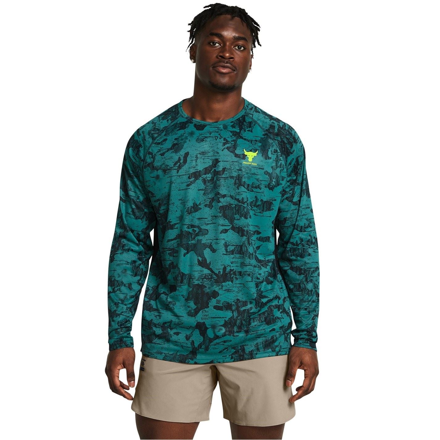 Under Armour Mens Armour Pjt Rck Isochill Ls Gym Top
