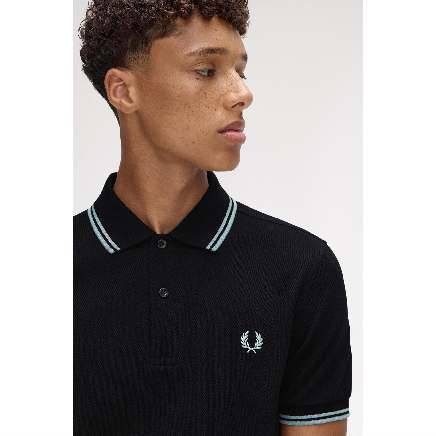 Fred Perry Sleeve Twin Tipped Polo Shirt