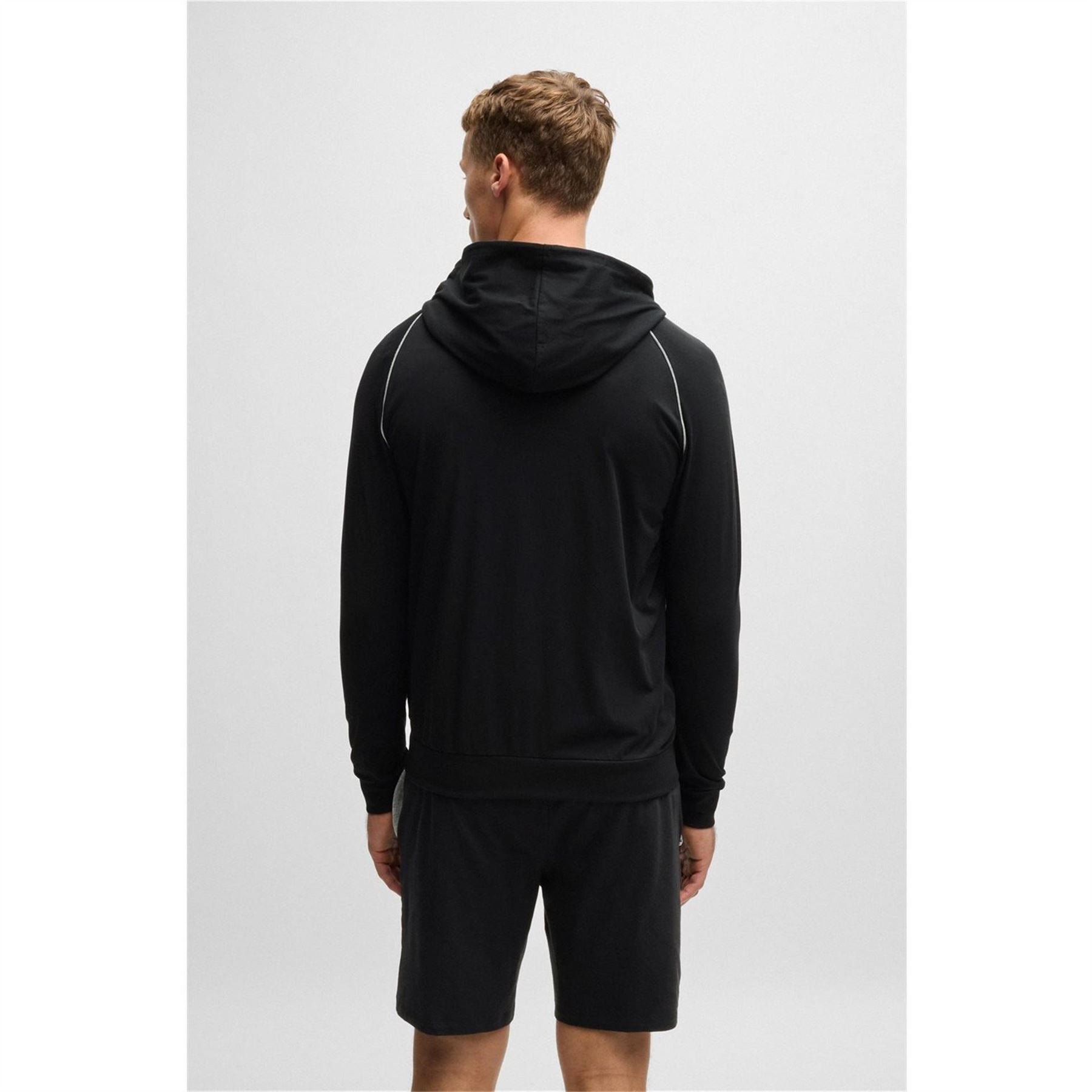Boss BOSS Mix  And  Match Zipped Hoodie   Full Zip Closure