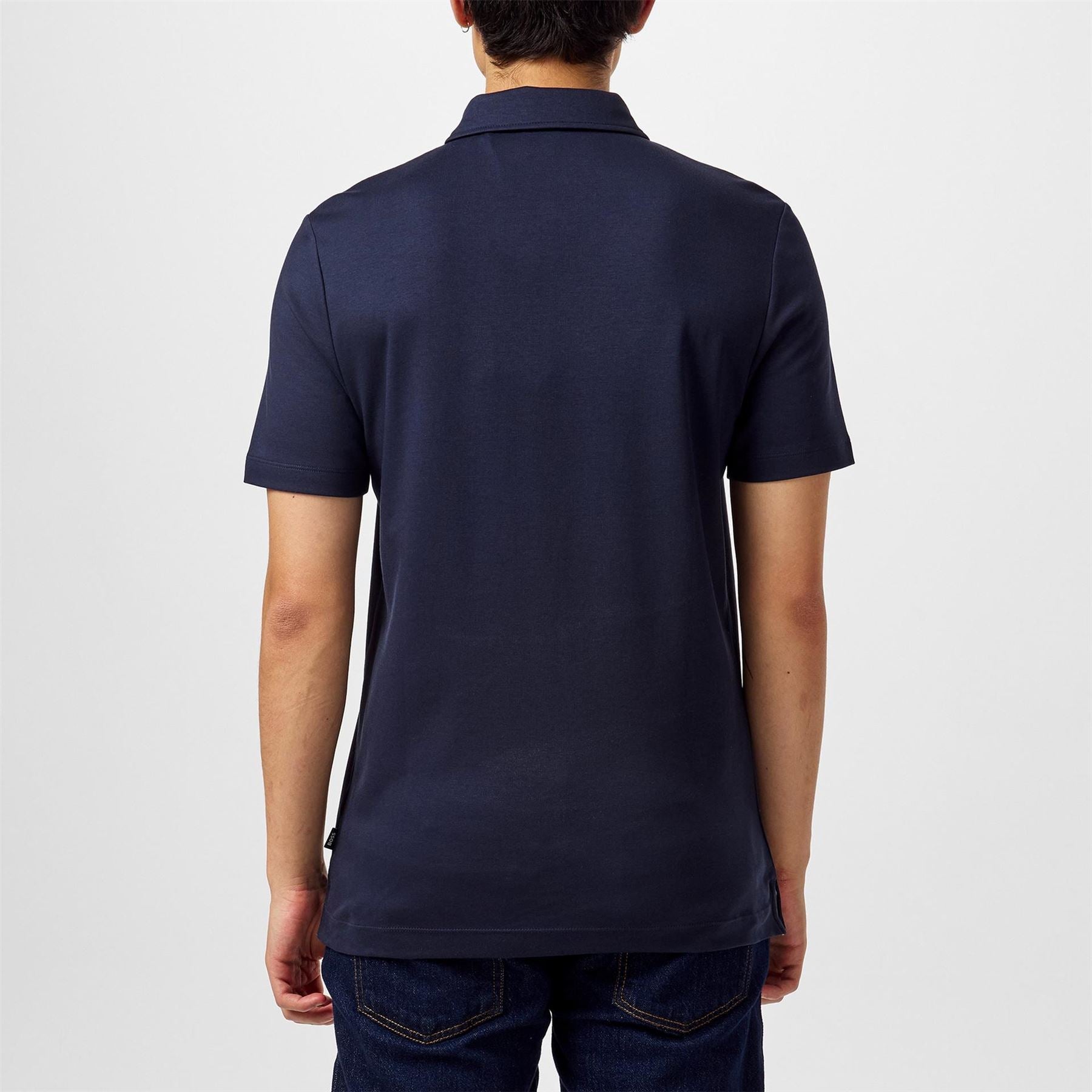 Boss BOSS BLACK Short Sleeve Polo Shirt with Logo Detail   Slim Fit