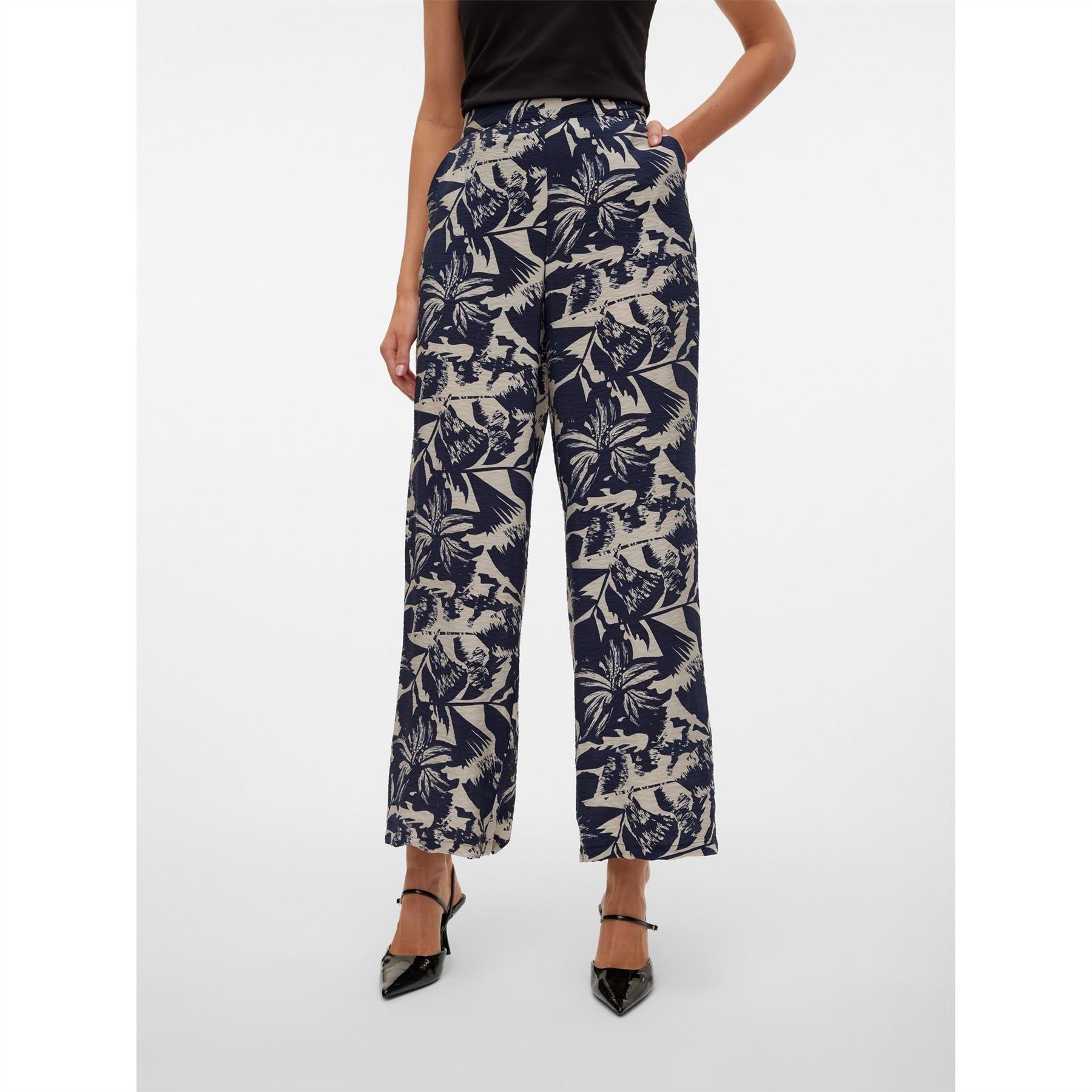 Vero Moda High Rise Wide Leg Trousers