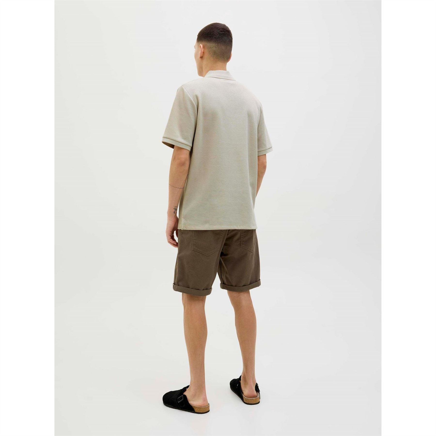 Jack and Jones Mens Austin Zip Polo