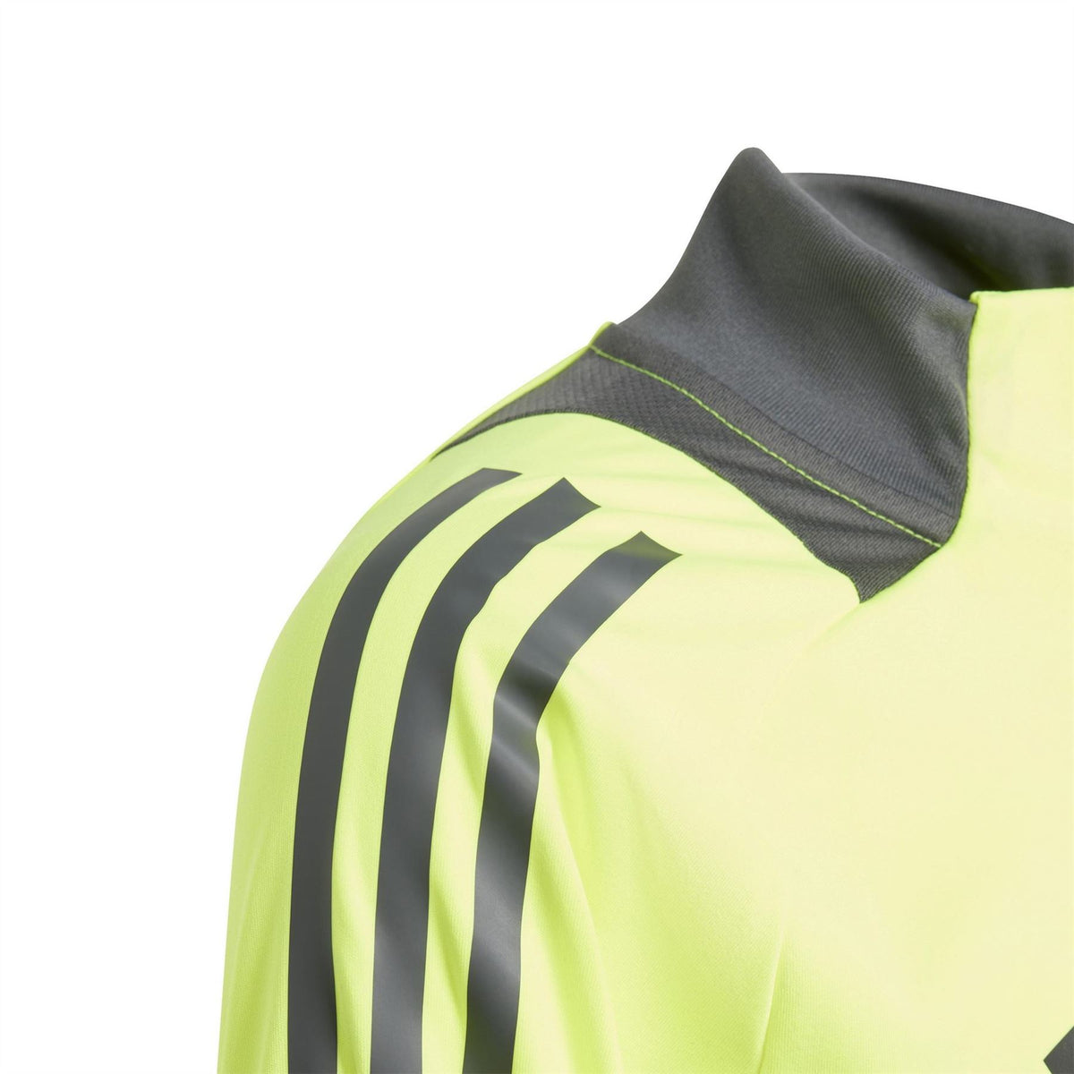 adidas Kids Three Bar Logo Funnel Neck Long Sleeve Athletic Top