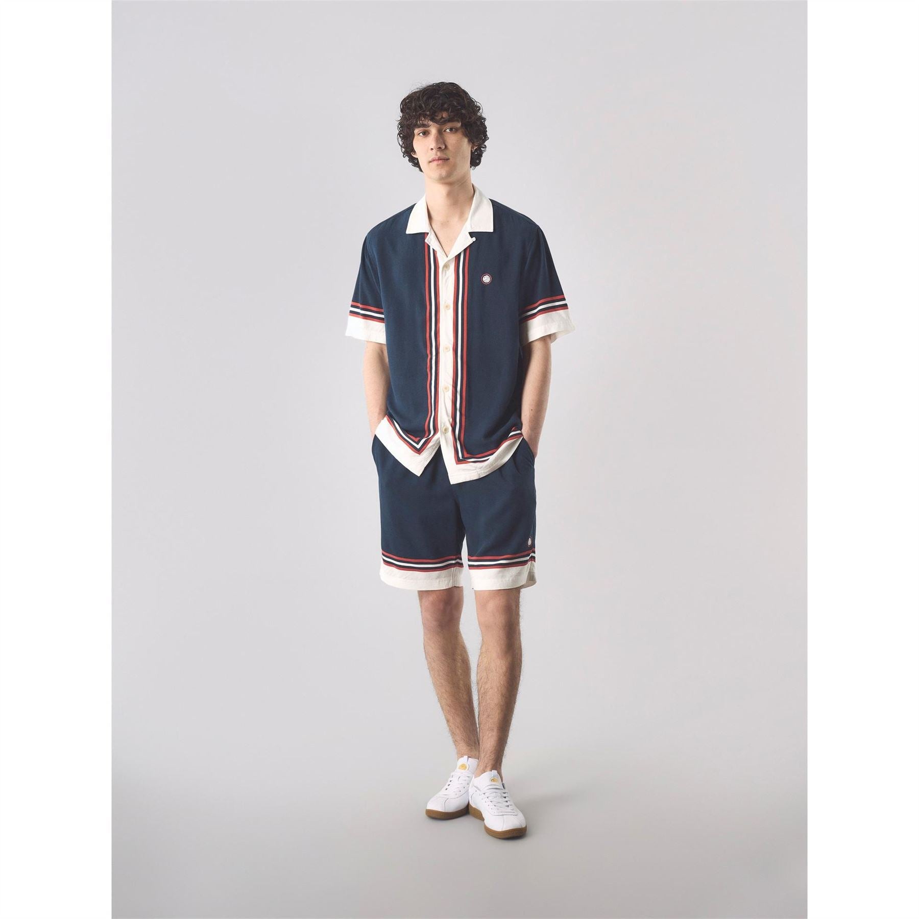 Pretty Green Valencia FC Regular Fit Short Sleeve Shirt