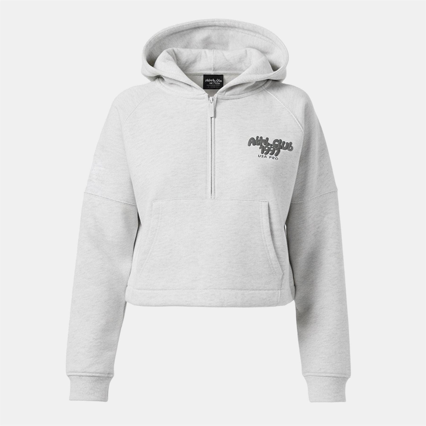 USA Pro Oversized Half Zip Fleece Top