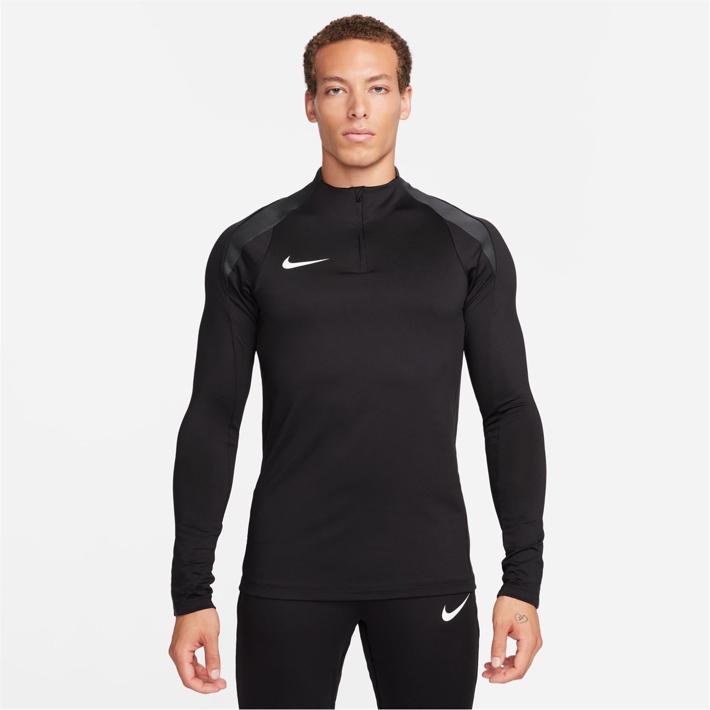 Nike Mens Strike Dri Fit 1 2 Zip Global Football Top