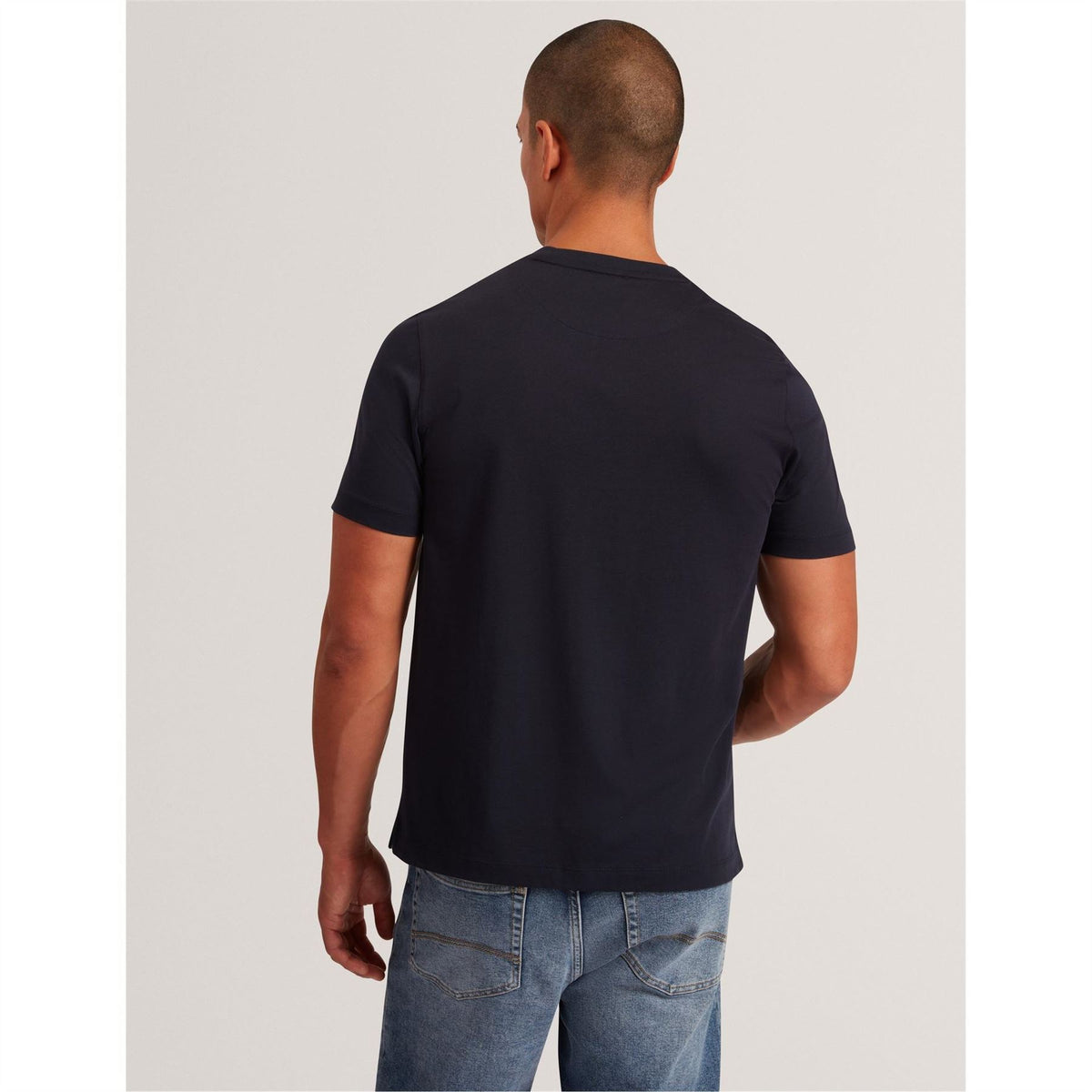 Ted Baker Box Print Crew Neck Short Sleeve T-Shirt