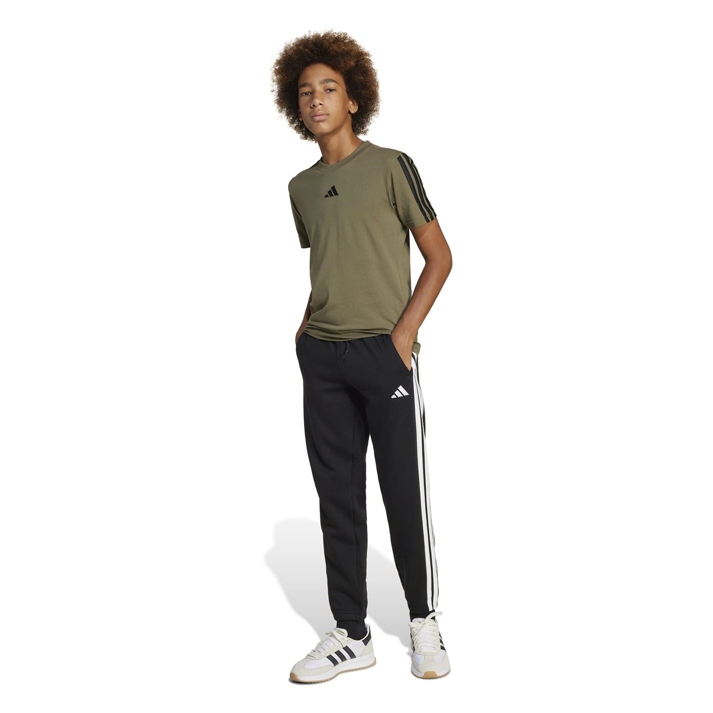 adidas Essentials 3 Stripes Joggers Kids
