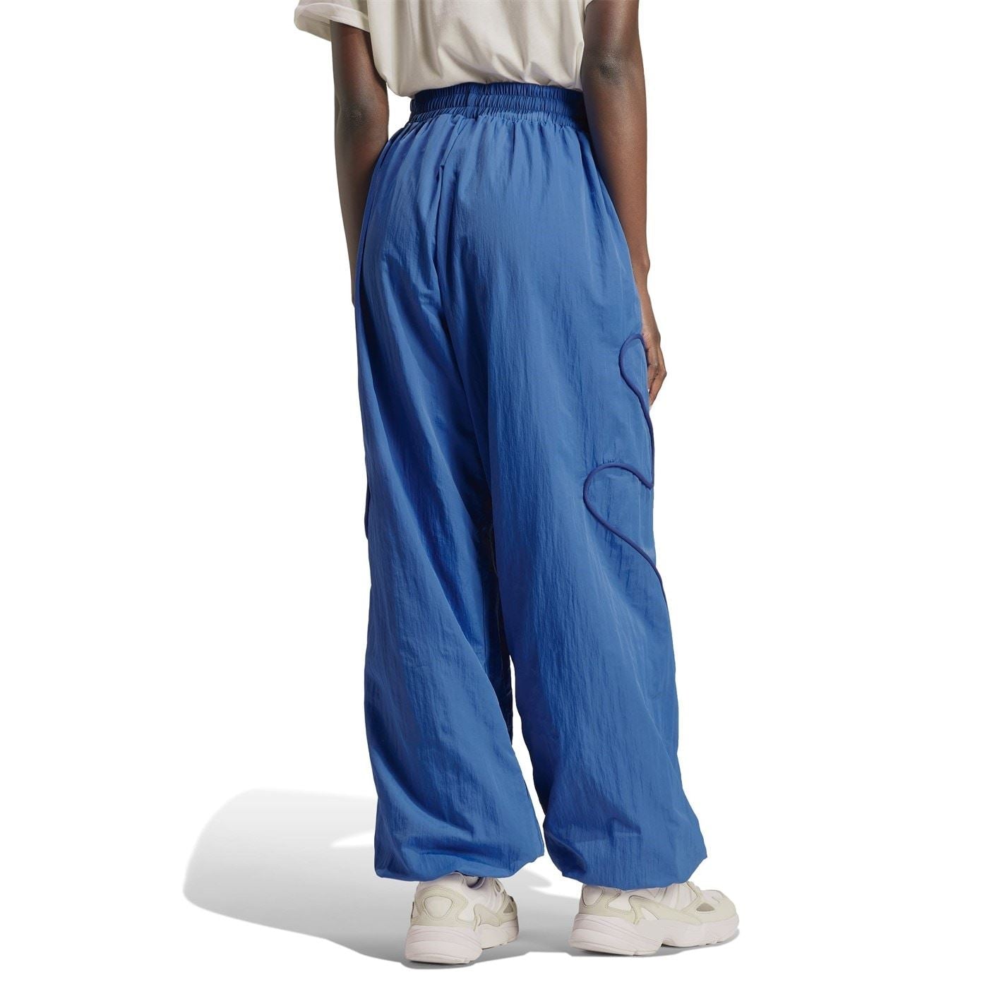 adidas Originals Solid Patterned Wide Leg Track Pants