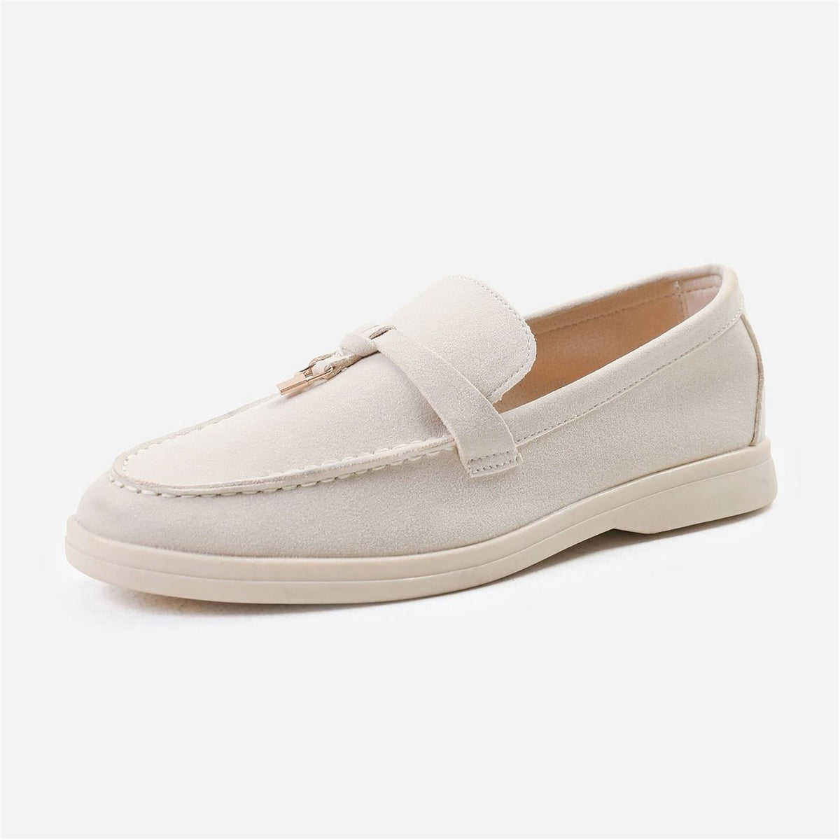Wheres That From Pegasus Faux Suede Loafer Ladies