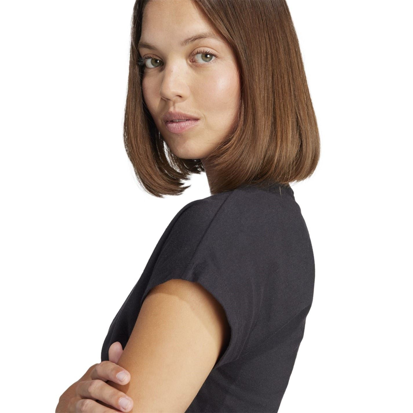 adidas Womens Essentials Linear Cotton T-Shirt