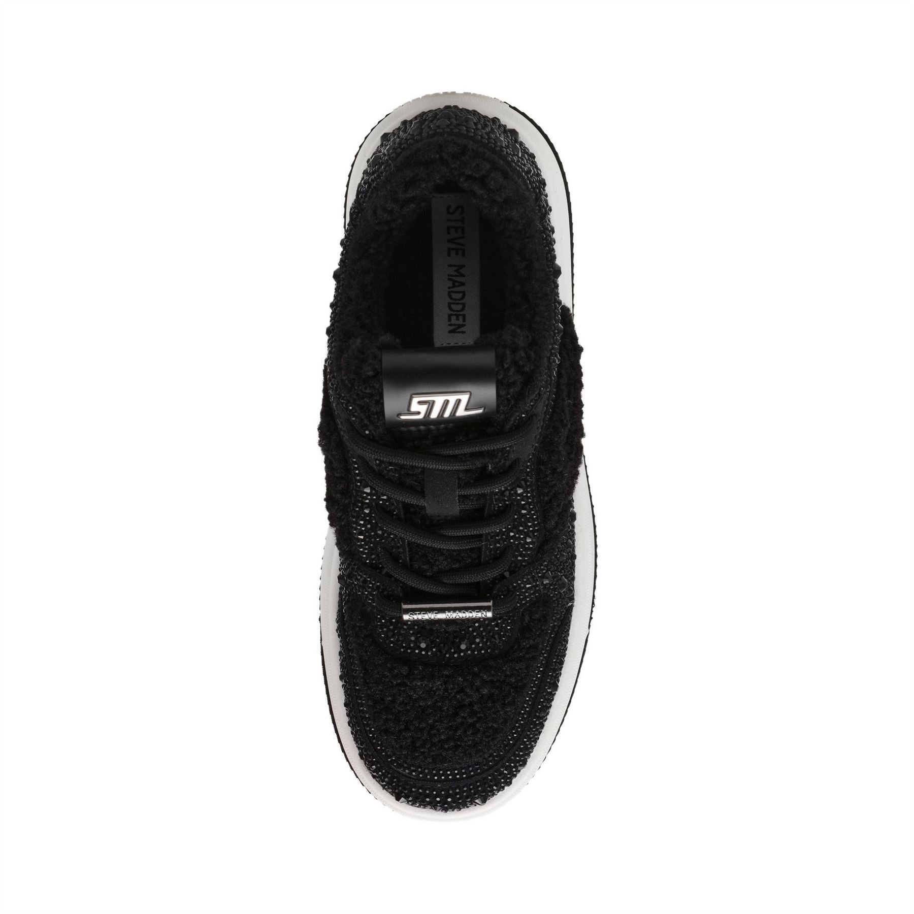 Steve Madden Dynamo RF Textured Lace-Up Platform Sneakers