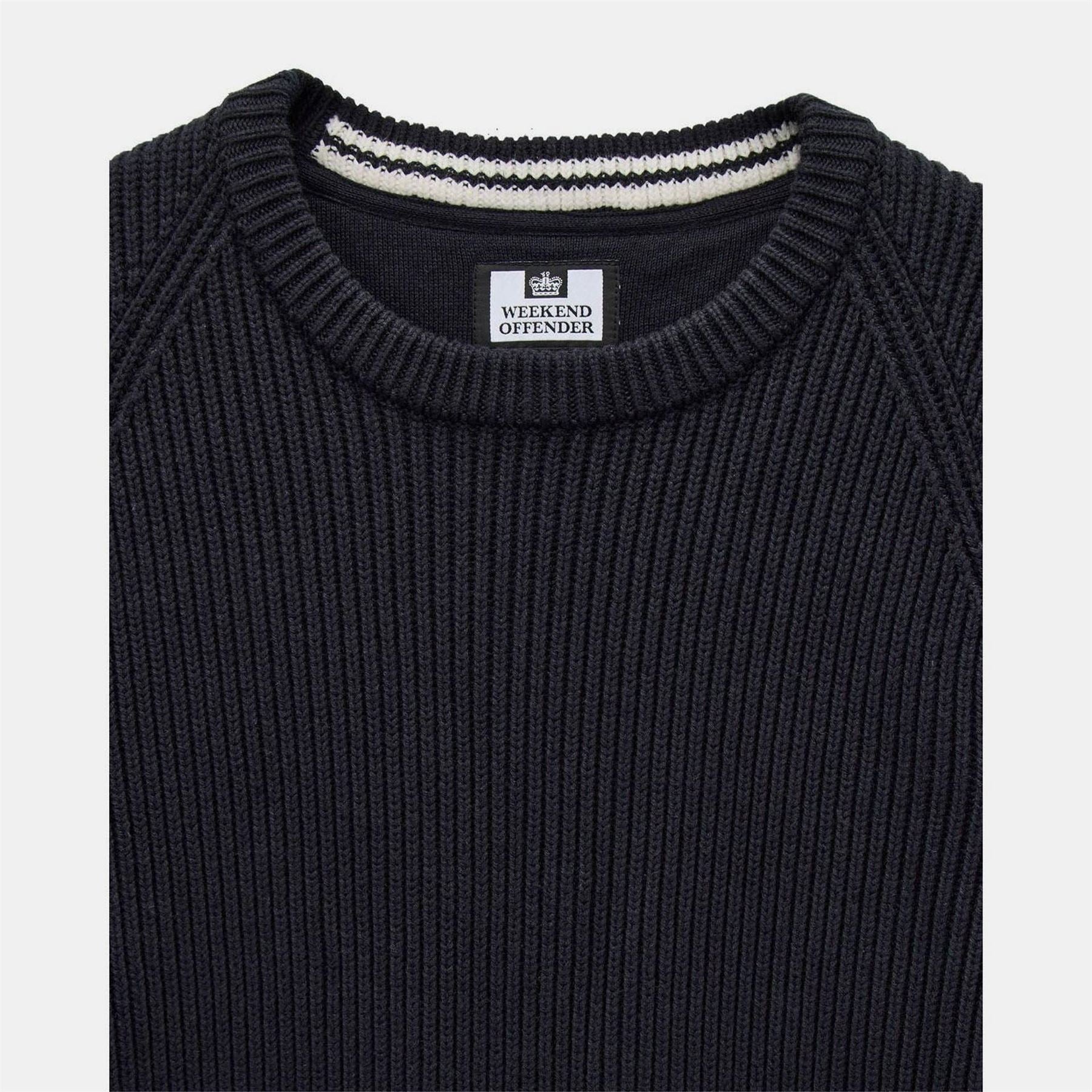 Weekend Offender Morello Rib Crew Knit Sweater