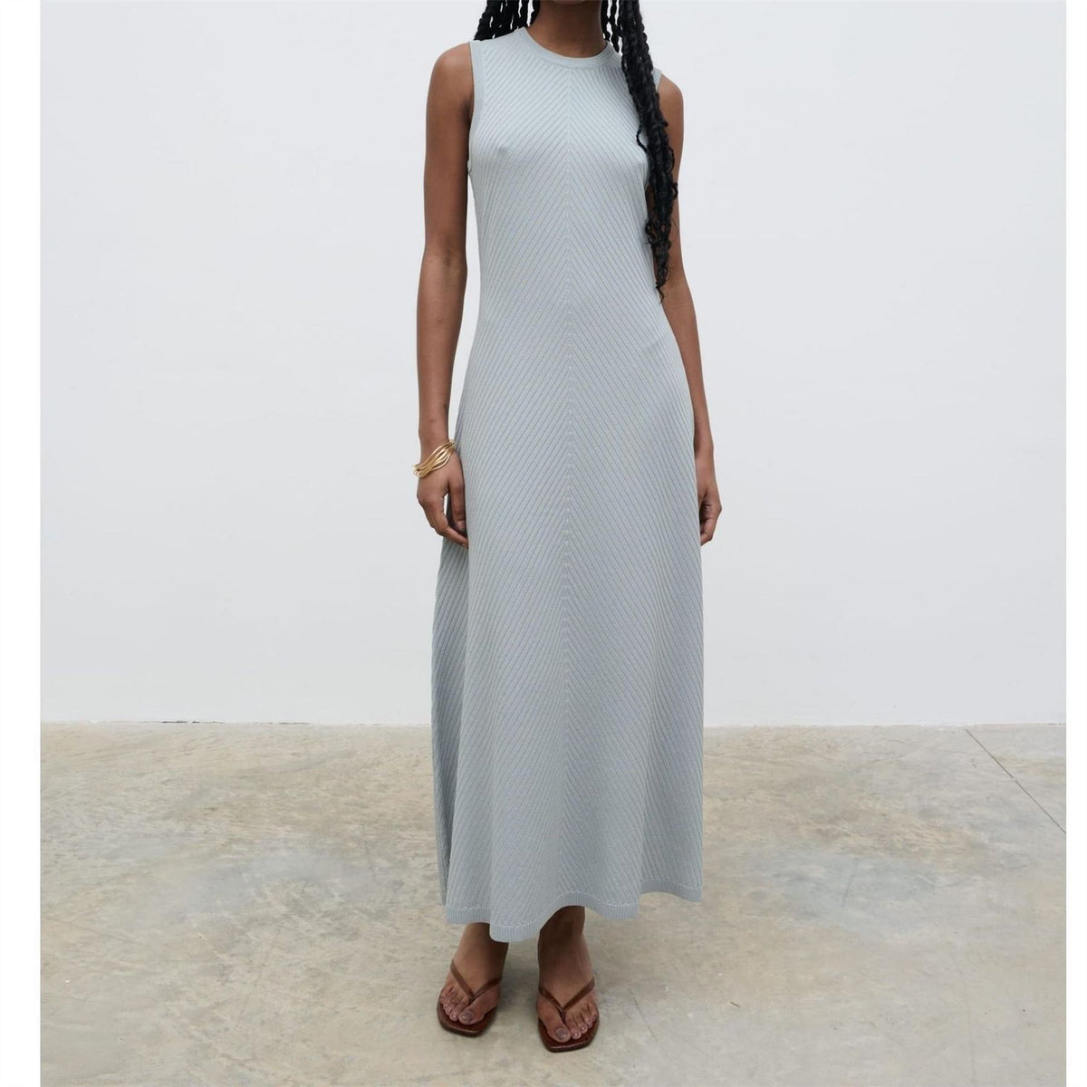 Pretty Lavish Portia Shift Knit Midaxi Dress