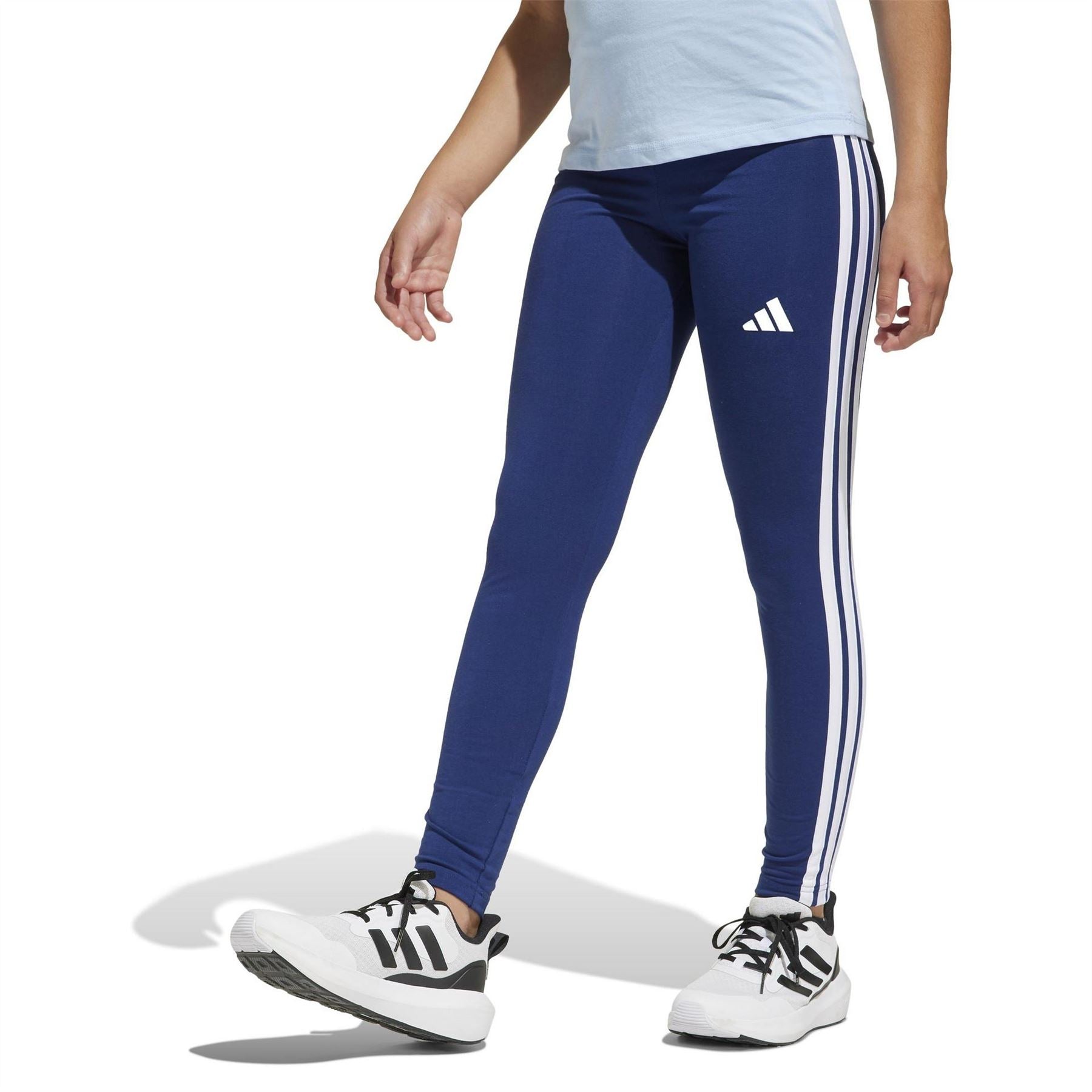 adidas Girls Essentials 3 Stripes Leggings