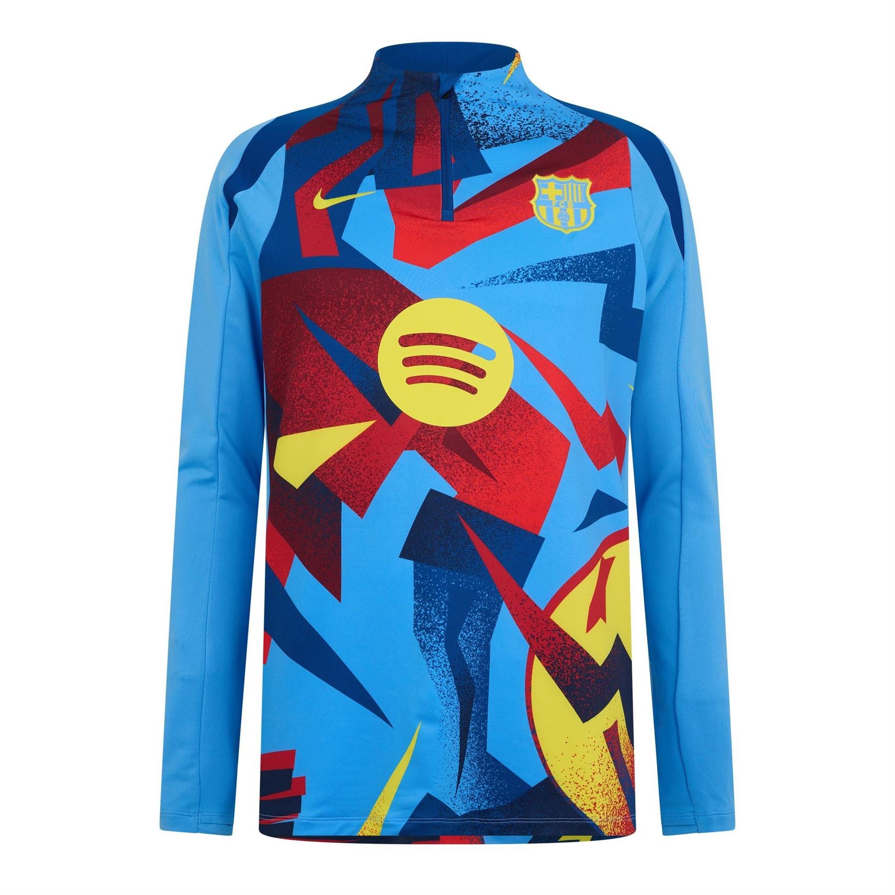 Nike FC Barcelona Mock Neck Long Sleeve Drill Top