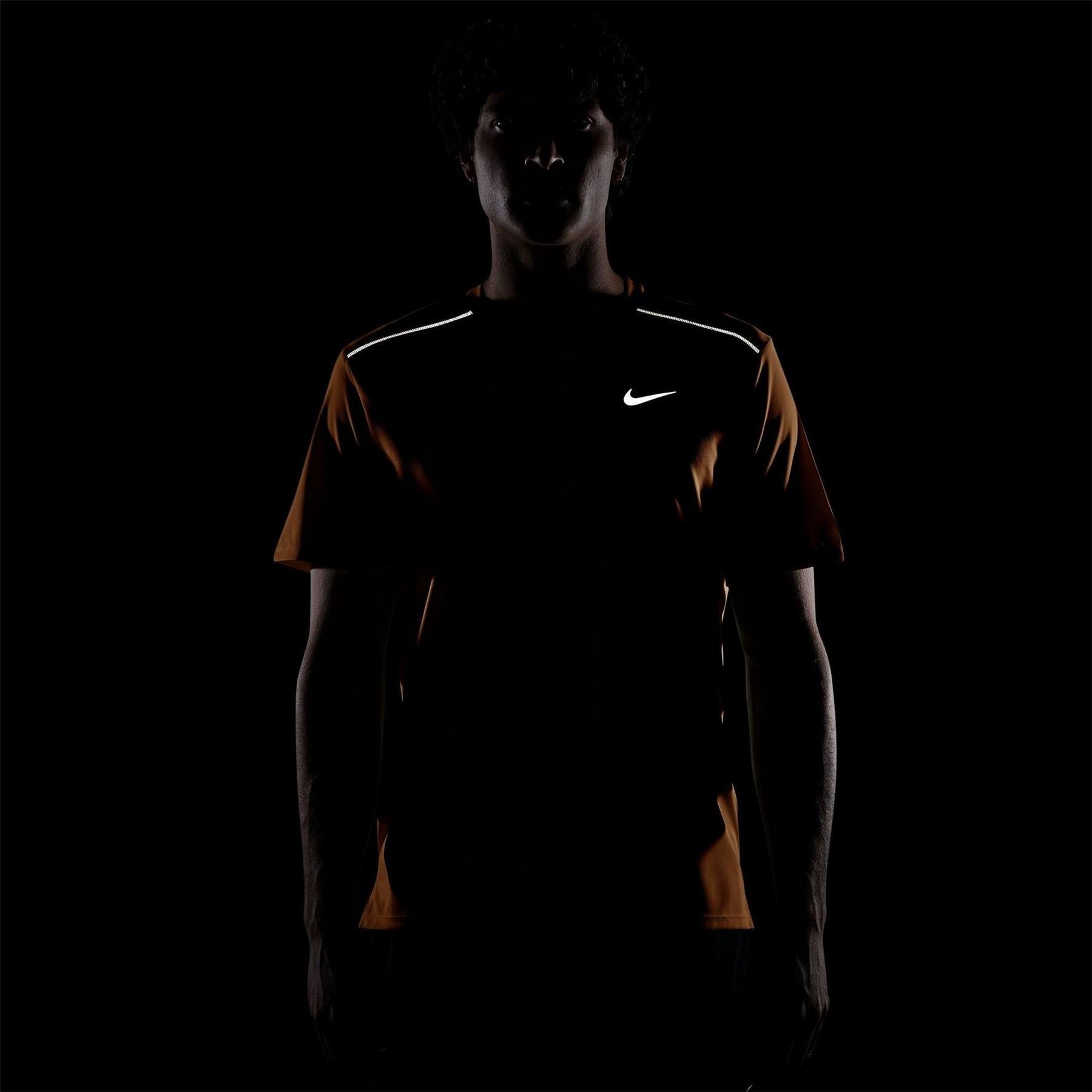 Nike Mens Drifit Miler Running Top