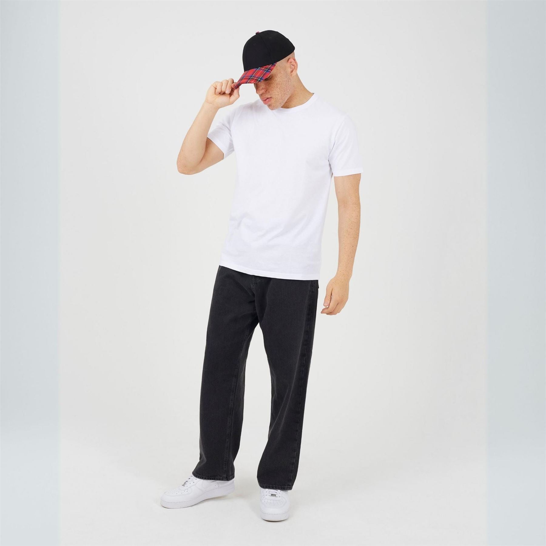 Brave Soul Mens Print Cap With Contrast Stripe