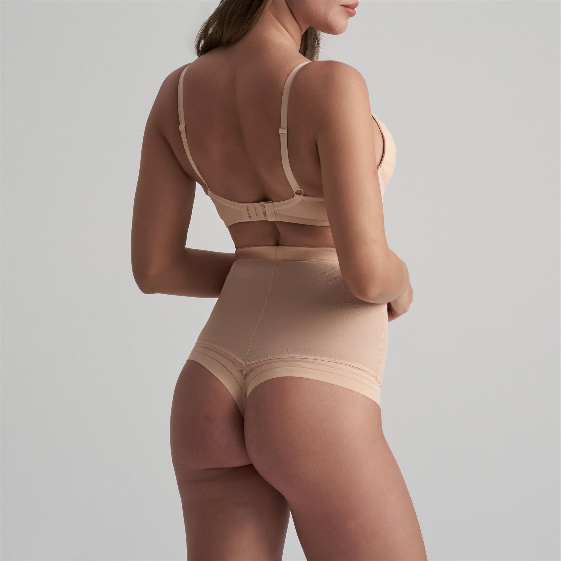 Bye Bra Bra High Waist Powermesh Thong