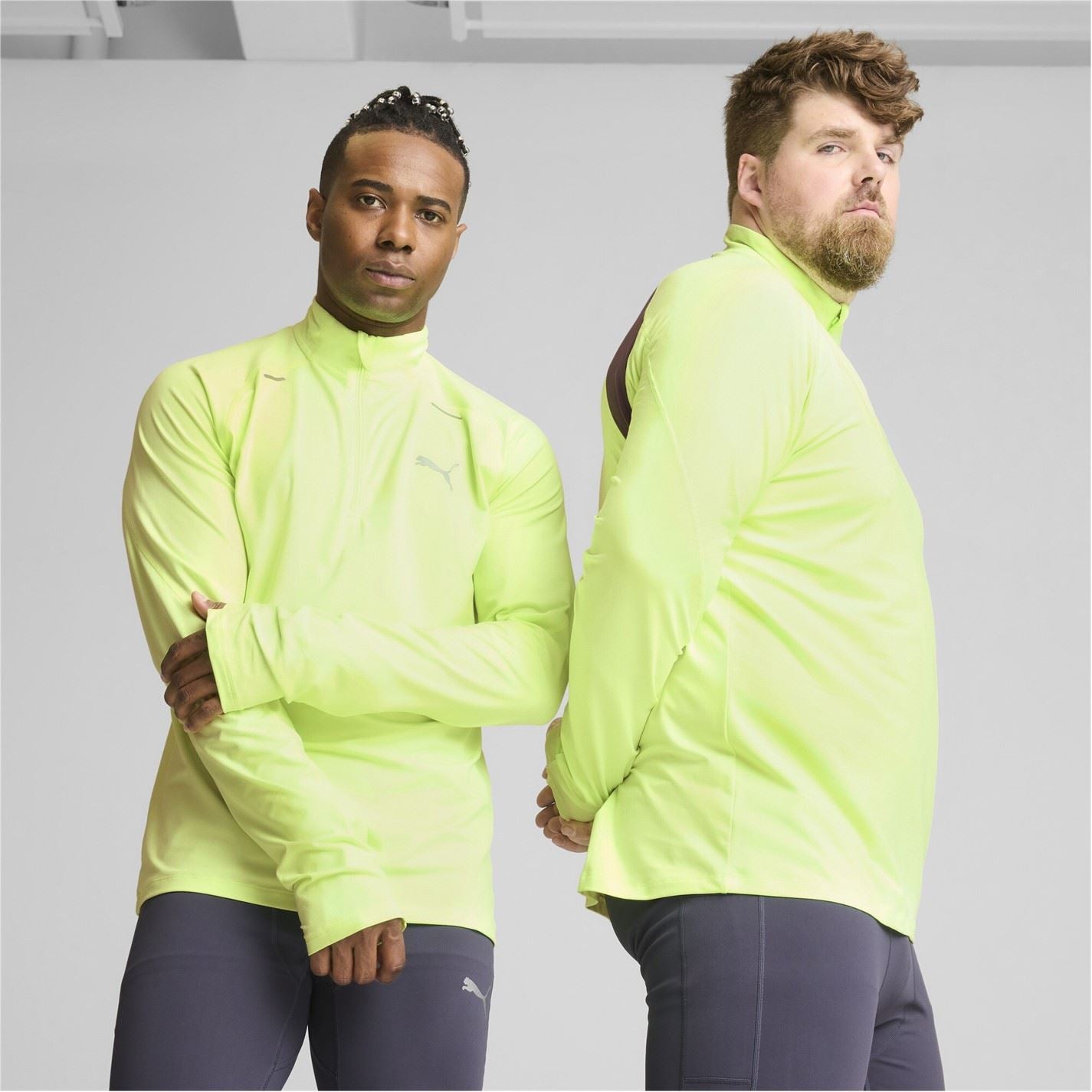 Puma Cloudspun Zip Neck Regular Fit T-Shirt