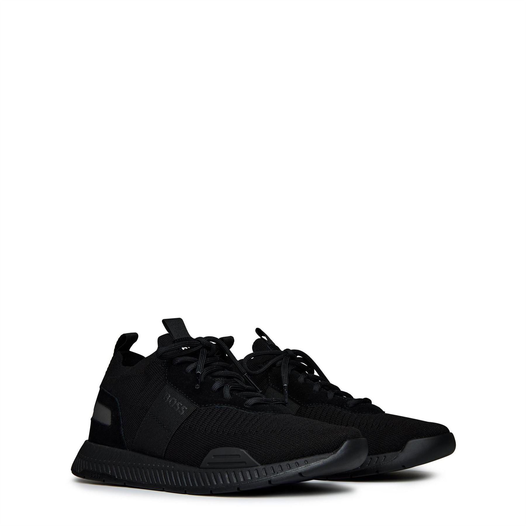 Boss Titanium Knit Runners, Sock Like Fit