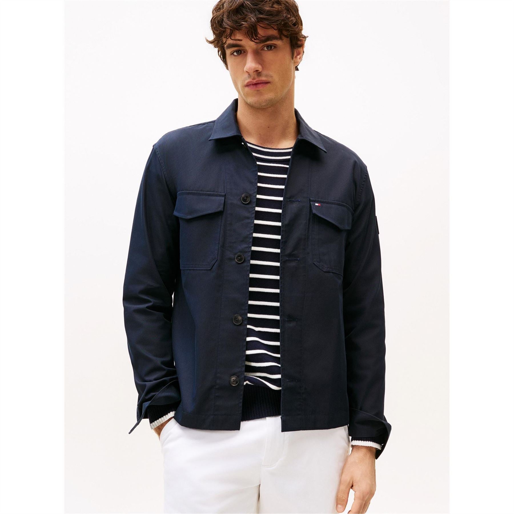Tommy Hilfiger Nylon Shirt Jacket