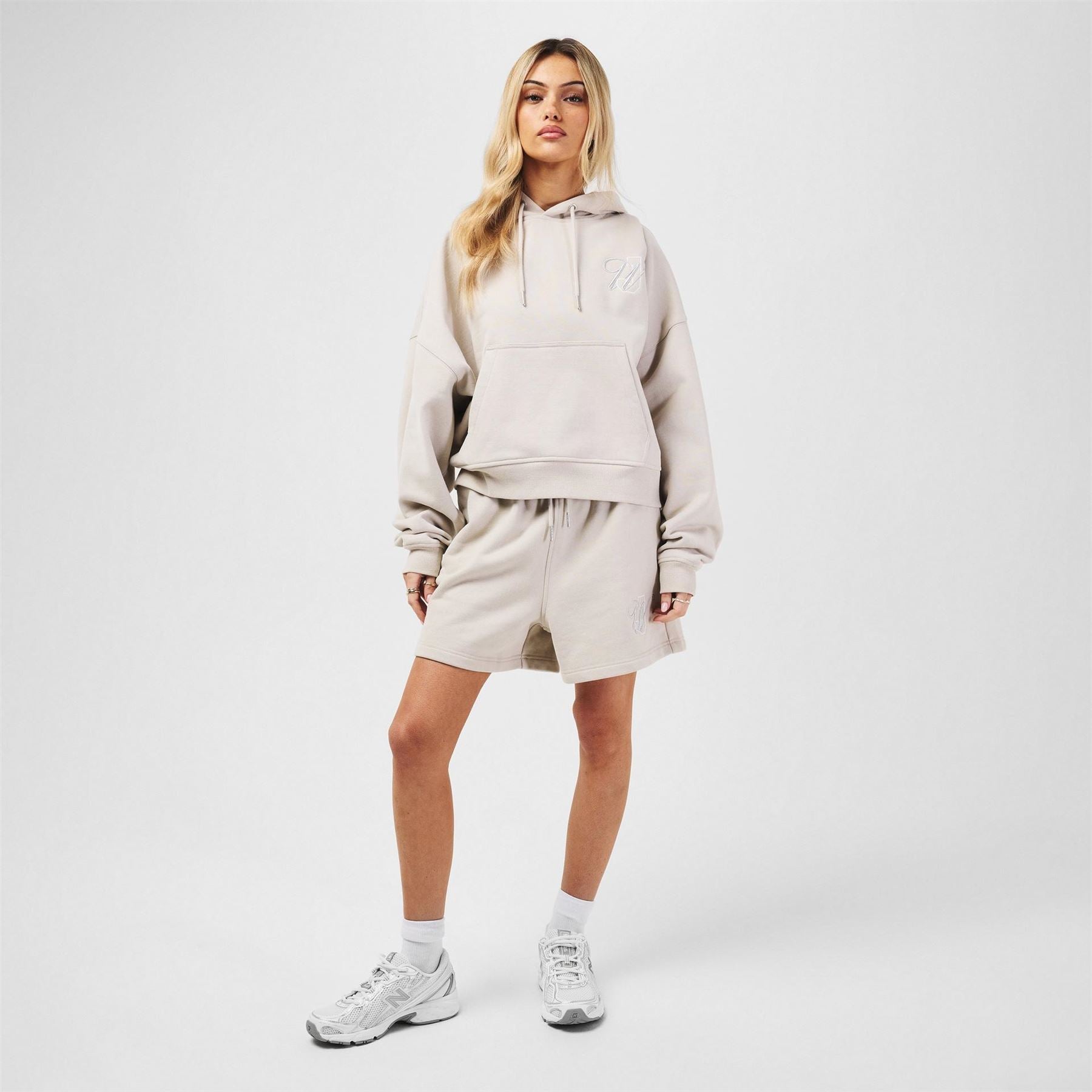 Jack Wills Cropped Hooded Relaxed Fit Sweatshirt