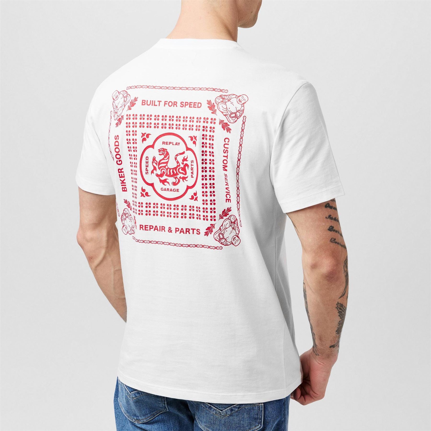 Replay Regular Fit Crew Neck Short Sleeve T-Shirt