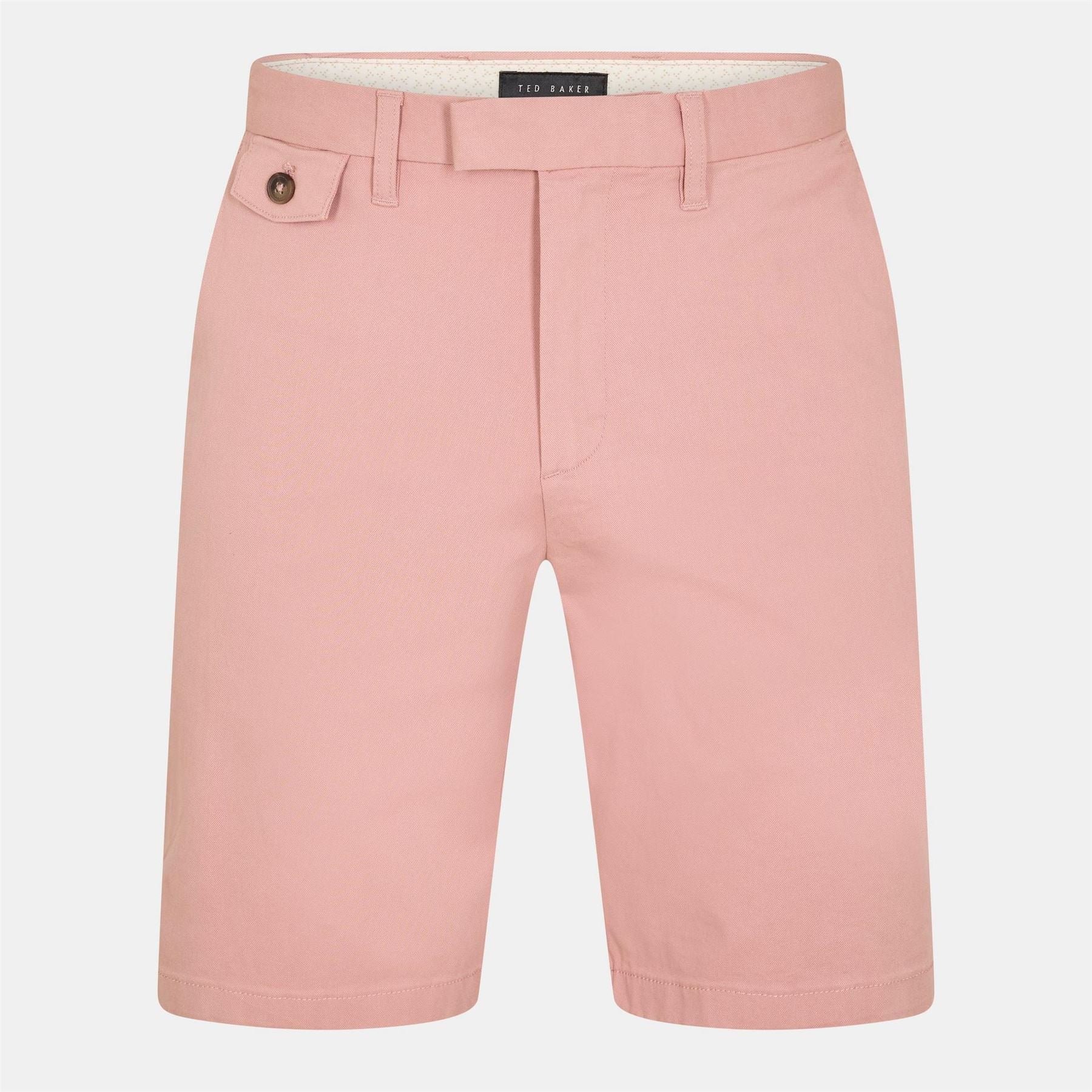 Ted Baker Solid Patterned Chino Shorts