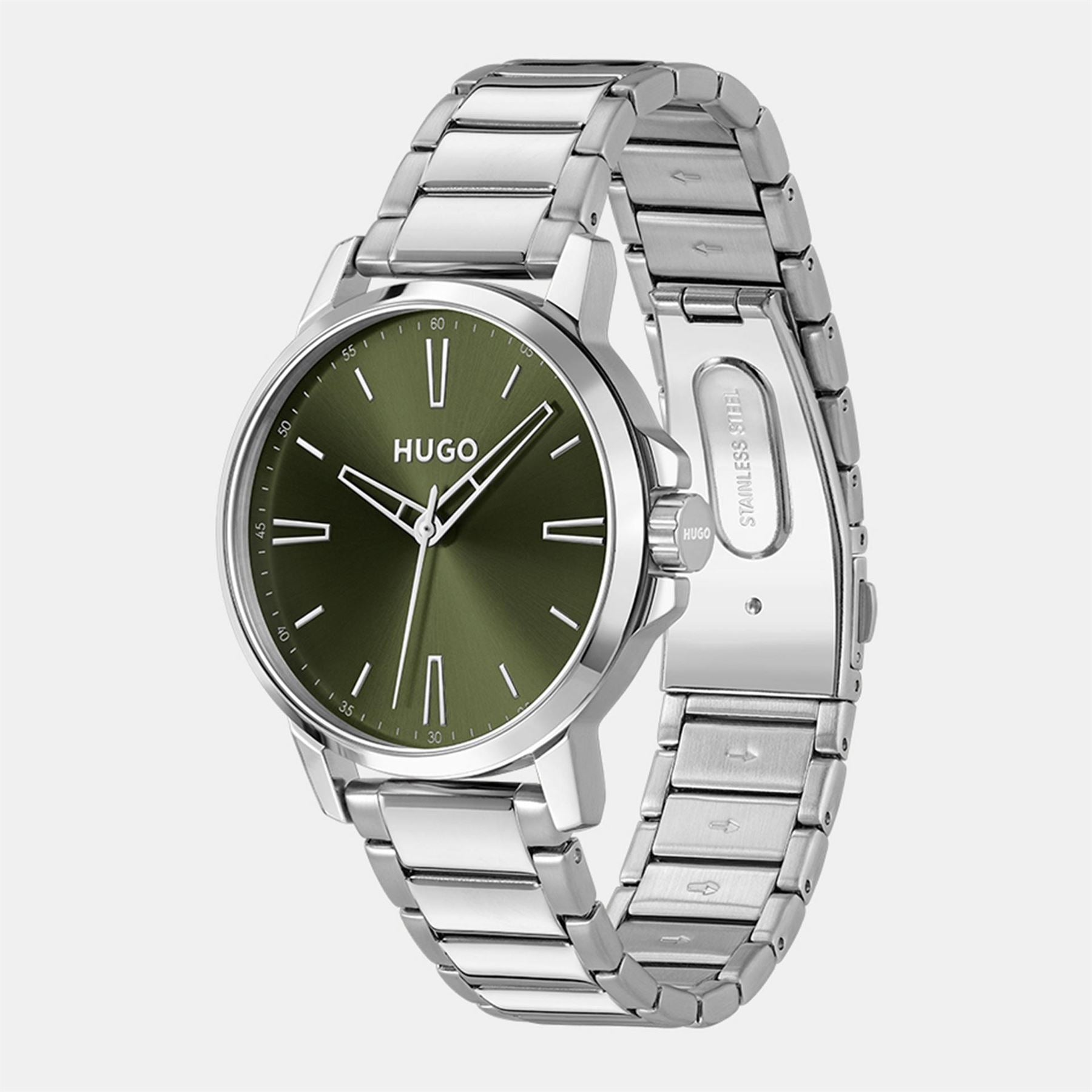 Hugo HUGO #SMOOTH Stainless Steel Bracelet Watch
