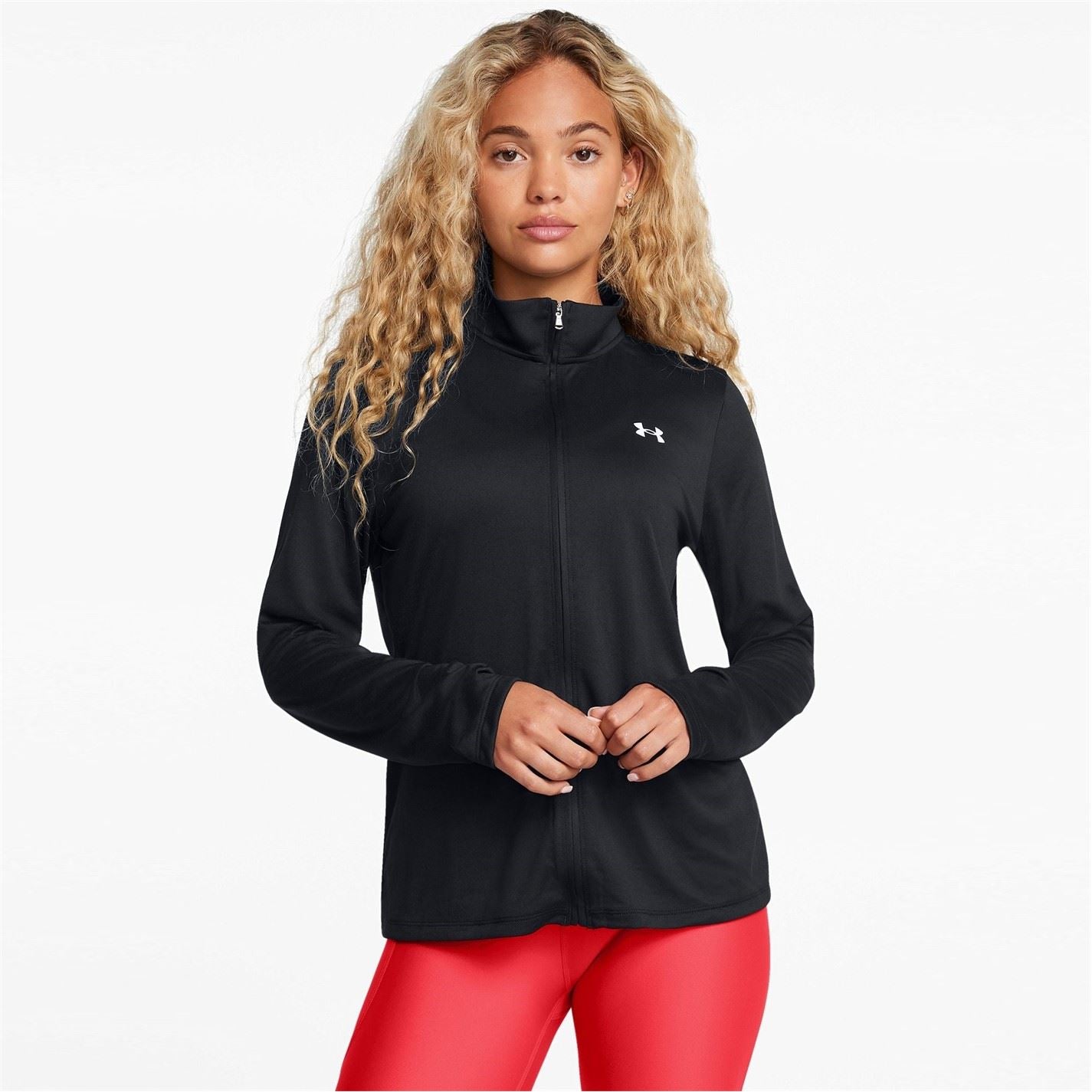 Under Armour Womens Armour Tech Full Zip Tracksuit Top