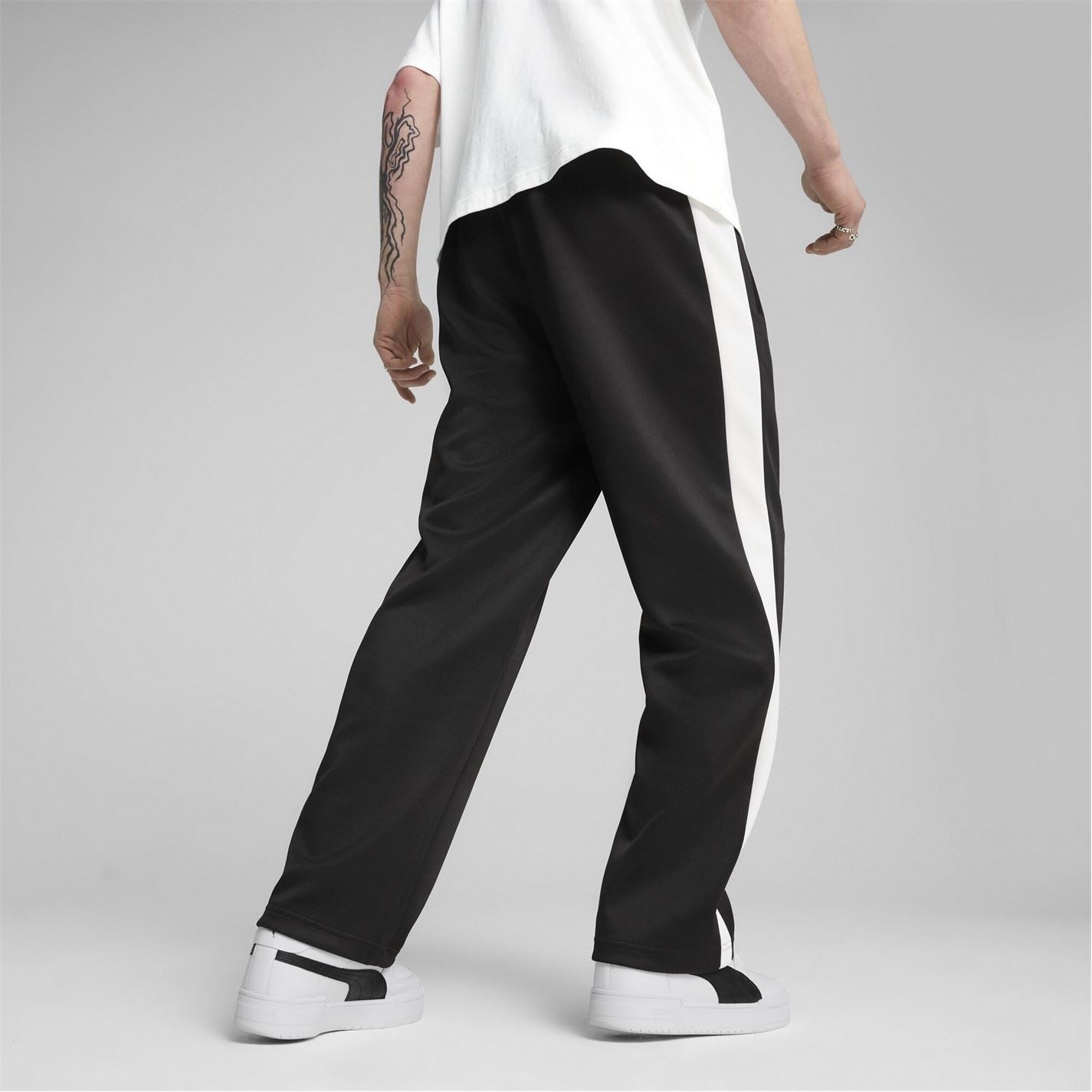 Puma Always On Relaxed Straight Open Hem Woven Tracksuit Joggers